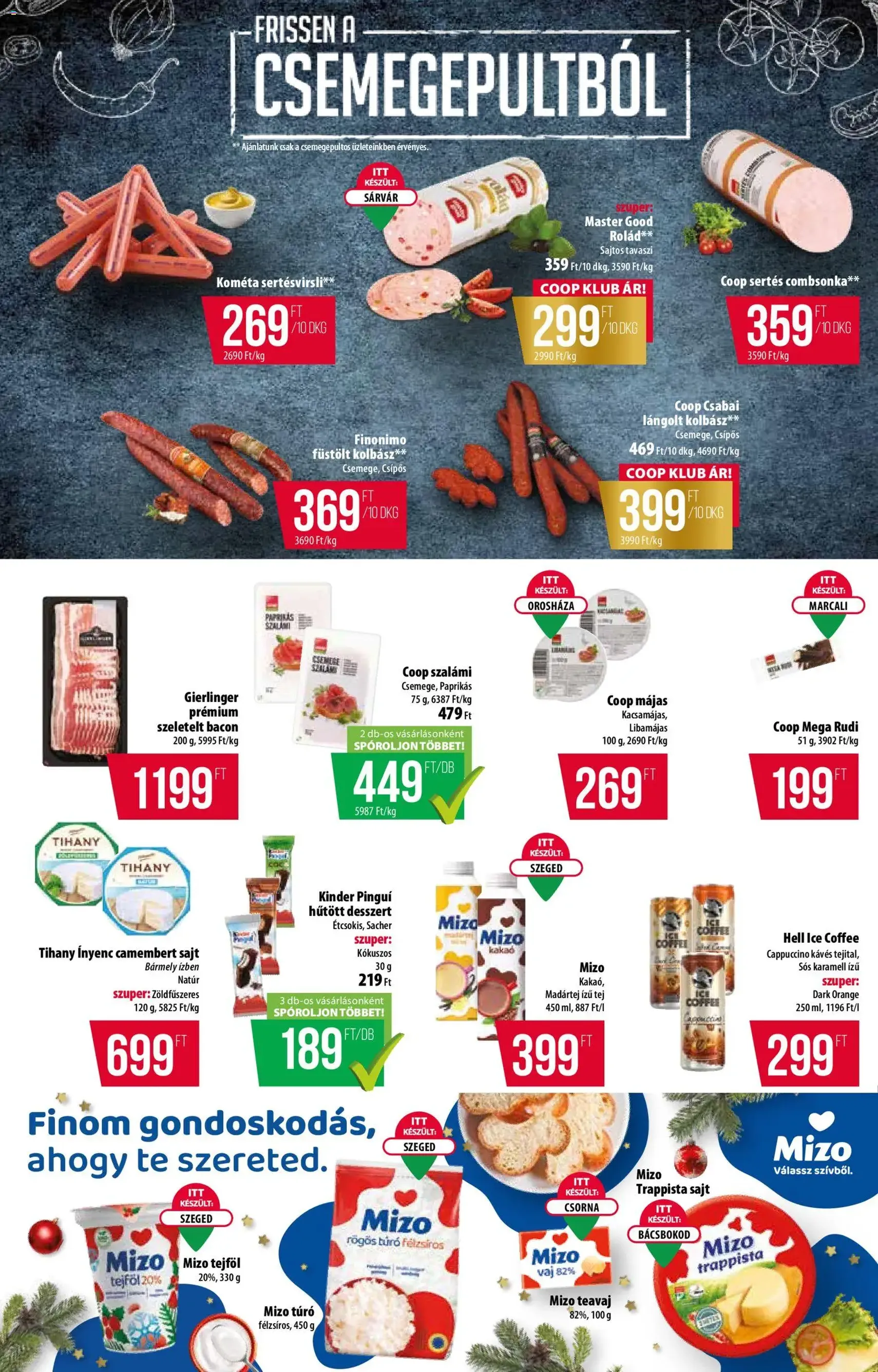 COOP Akciós újság - 2025.12.04. érvényes szórólap 2 oldal 12 oldalból