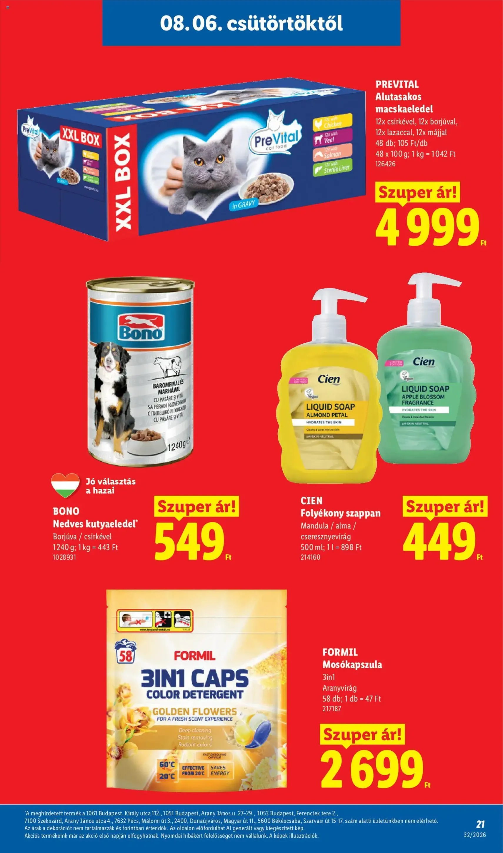 Lidl akciós újság - 2026.08.06. érvényes szórólap 21 oldal 80 oldalból