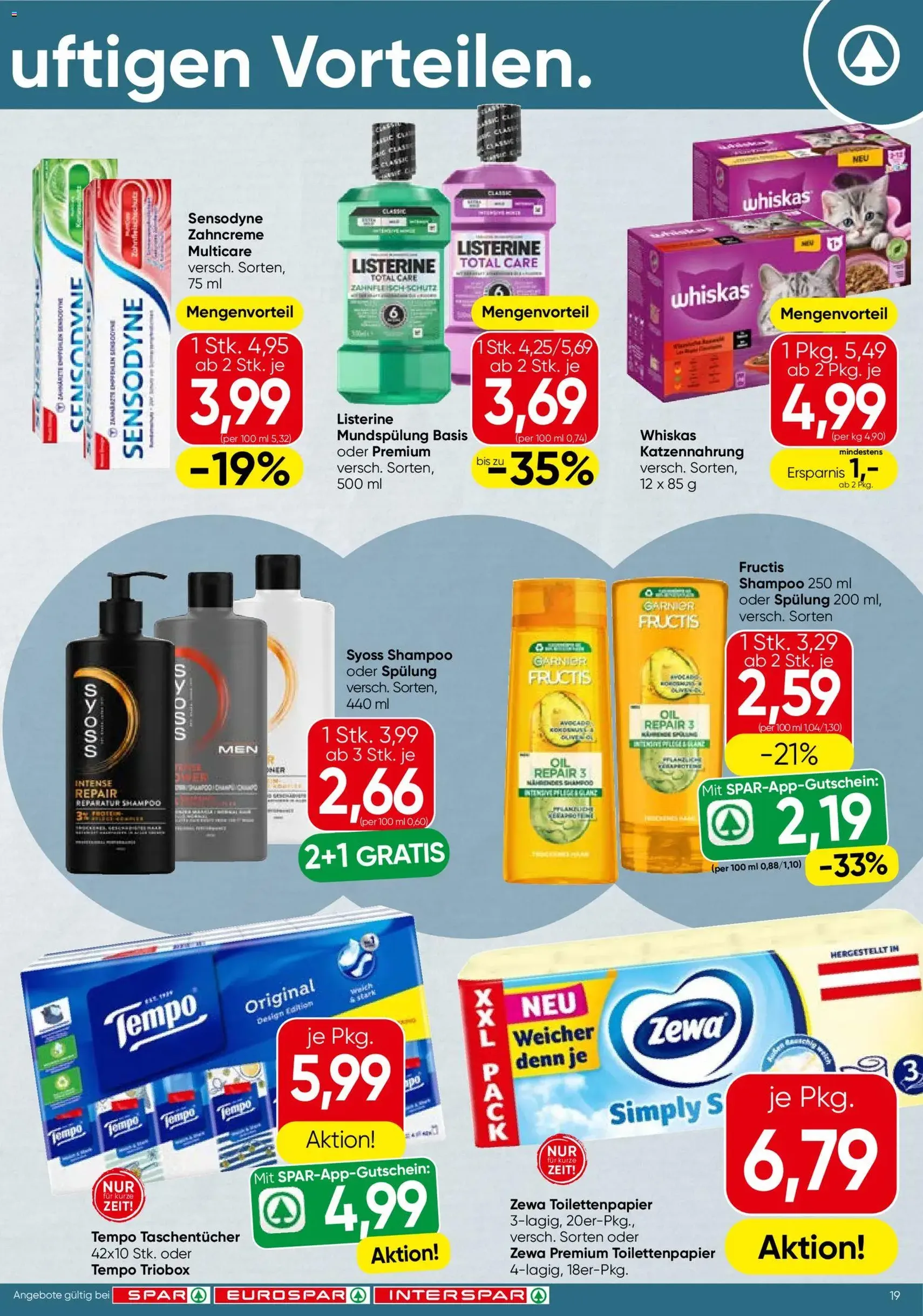 Spar Flugblatt - Gültiger Prospekt ab 22.10.2026, Seite 19 von insgesamt 20