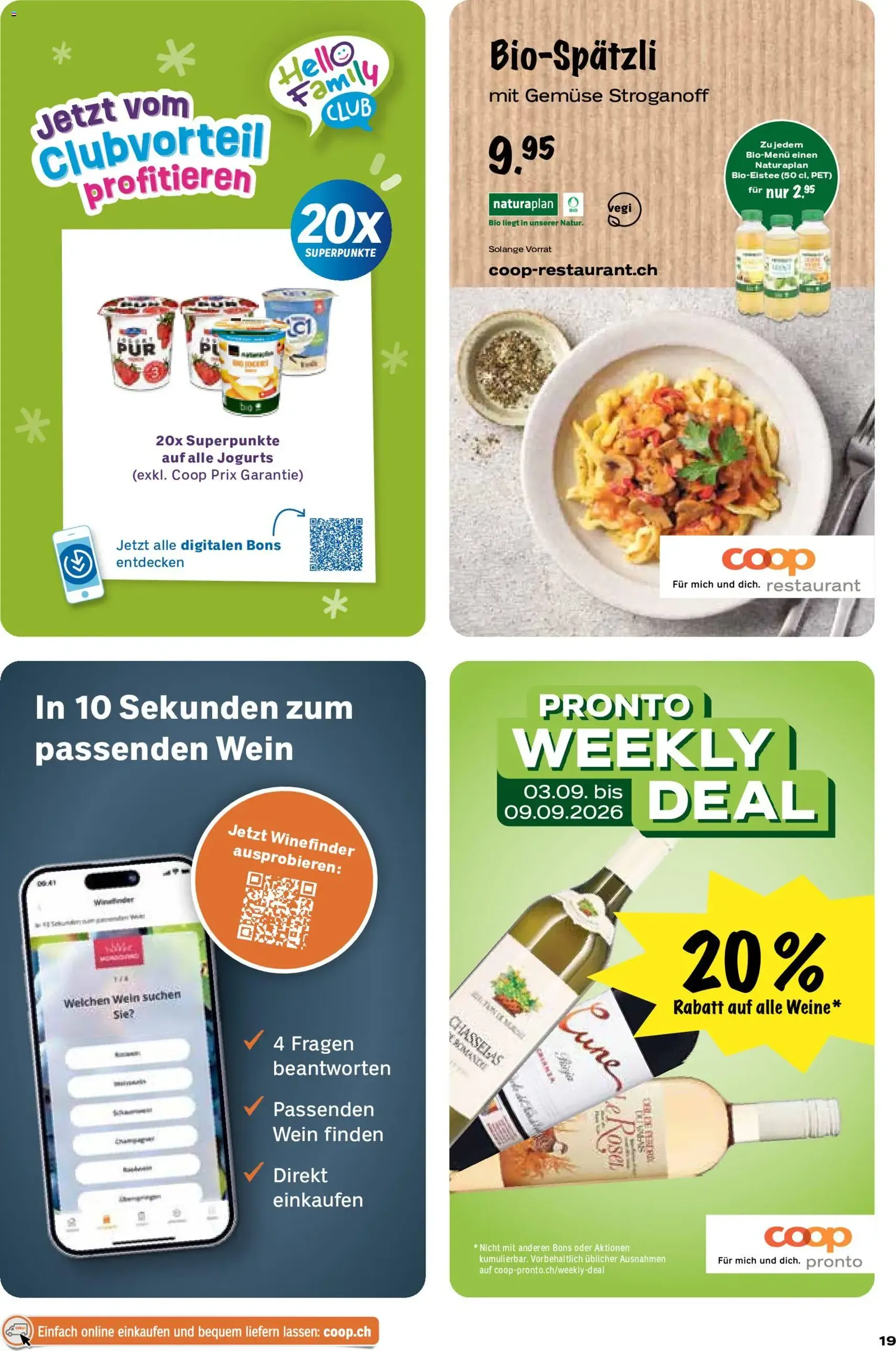 Coop aktionen - Gültiger Prospekt ab 03.09.2026, Seite 19 von insgesamt 28
