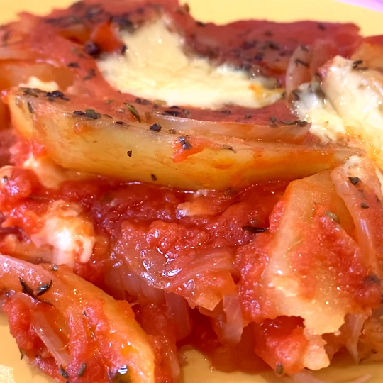 Anteprima ricetta Patate alla pizzaiola