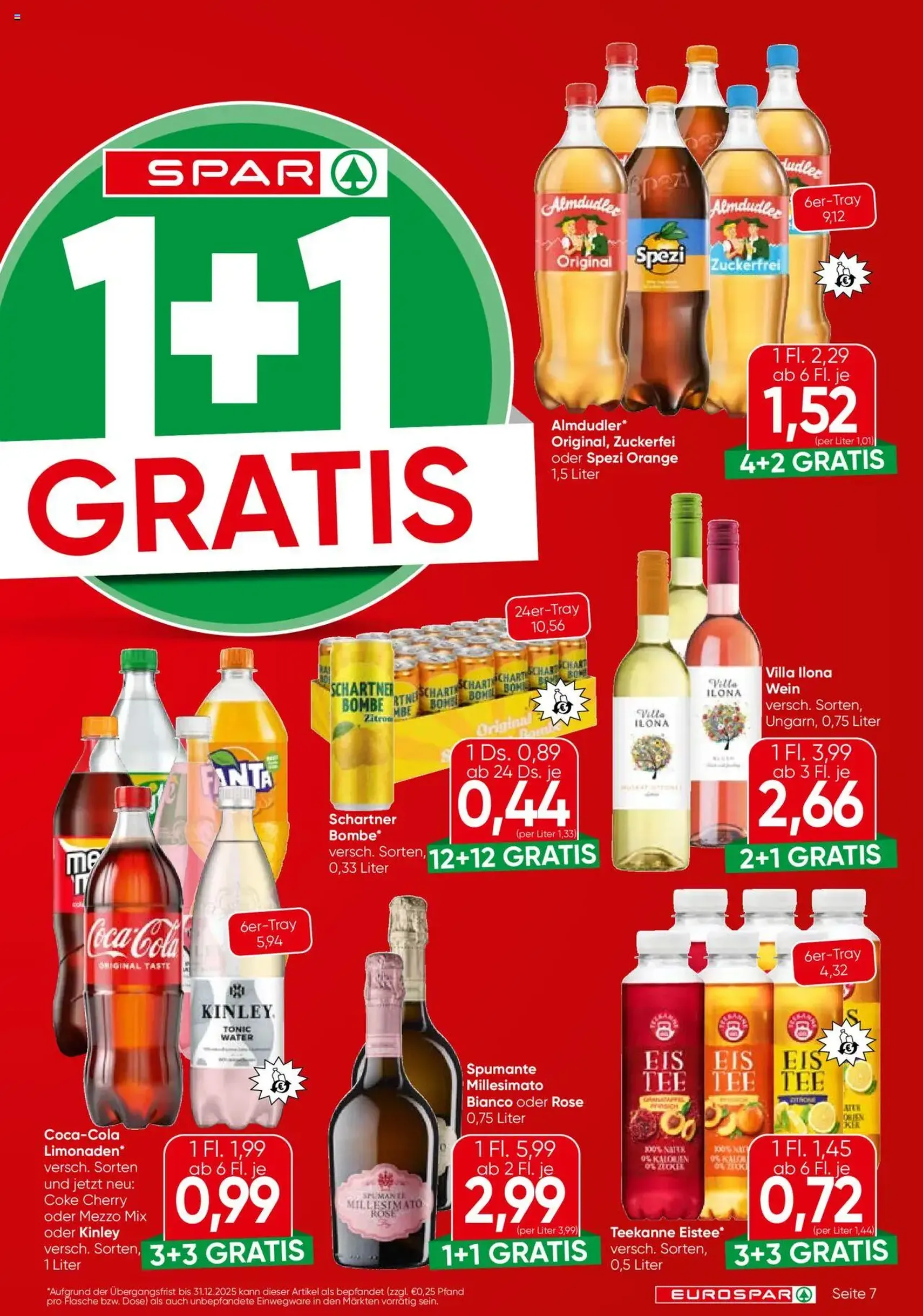 Eurospar Flugblatt - Gültiger Prospekt ab 25.09.2025, Seite 7 von insgesamt 16