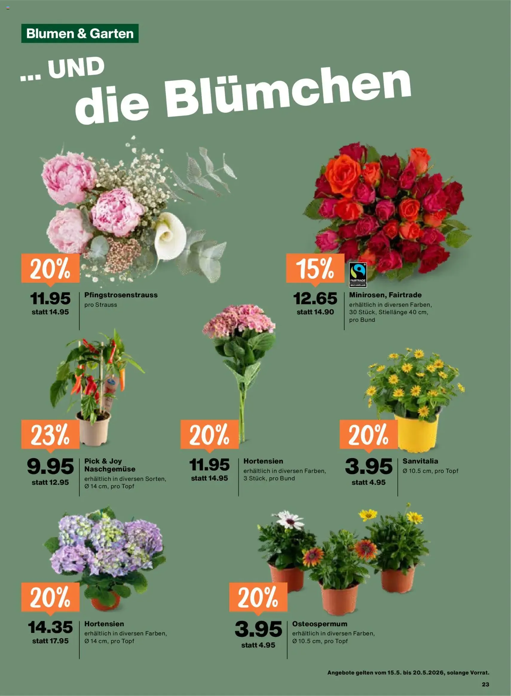 Migros aktionen - Gültiger Prospekt ab 15.05.2026, Seite 23 von insgesamt 24