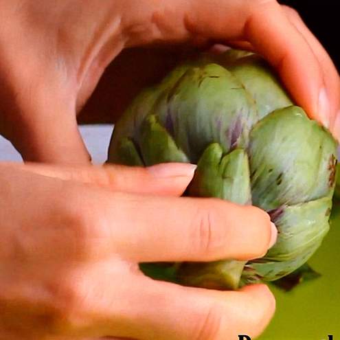 Carciofi al forno - procedimento 1