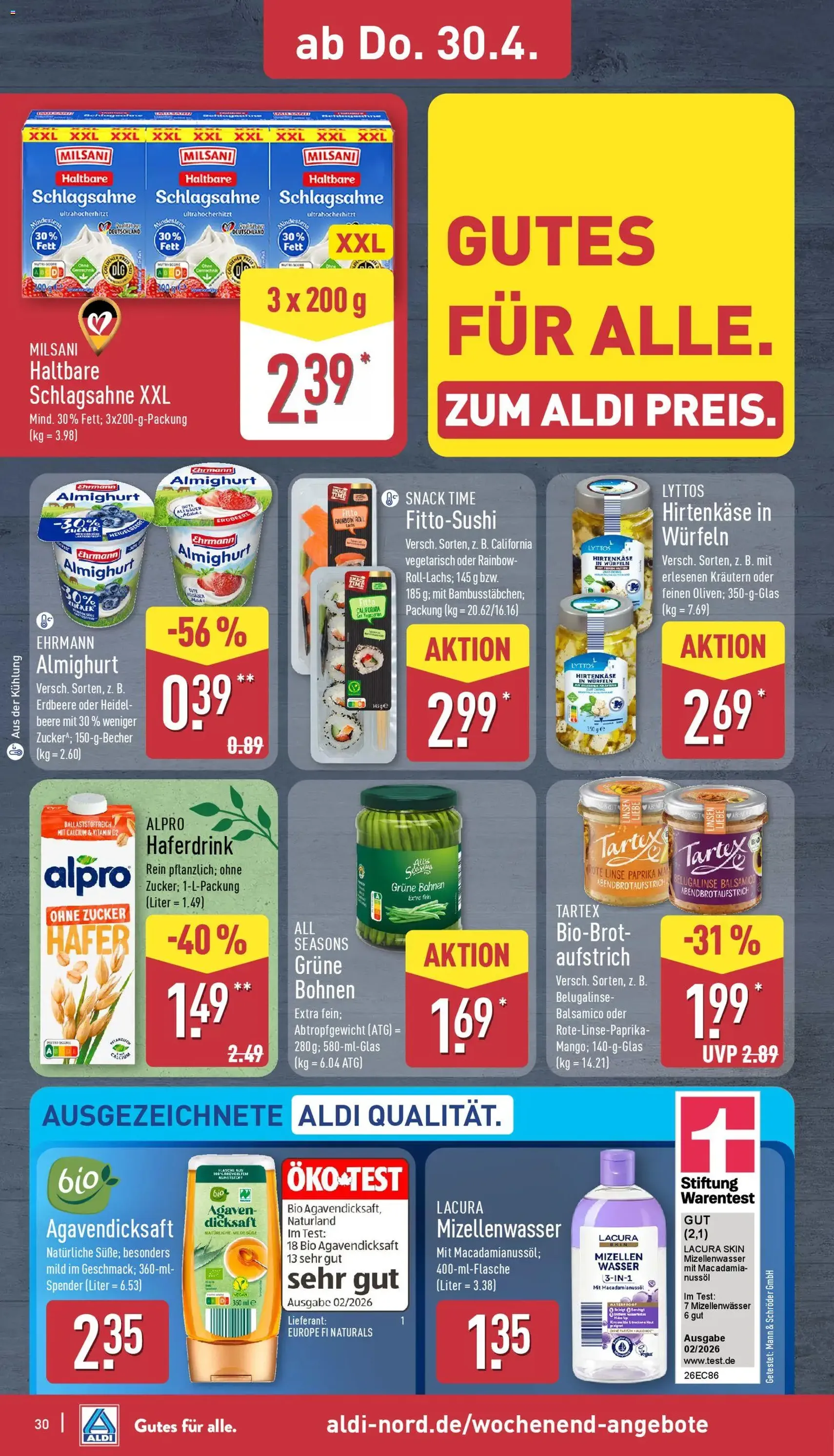 Aldi Prospekt - Gültiger Prospekt ab 27.04.2026, Seite 30 von insgesamt 37