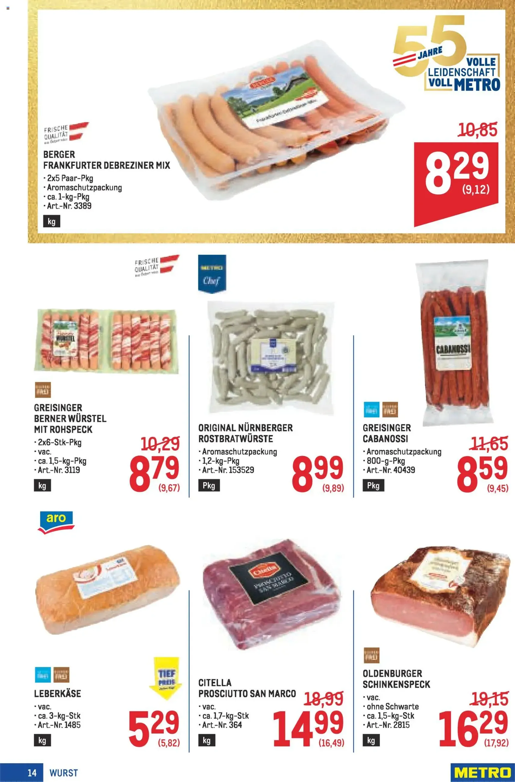 Metro angebote Profi - Gültiger Prospekt ab 05.03.2026, Seite 14 von insgesamt 72