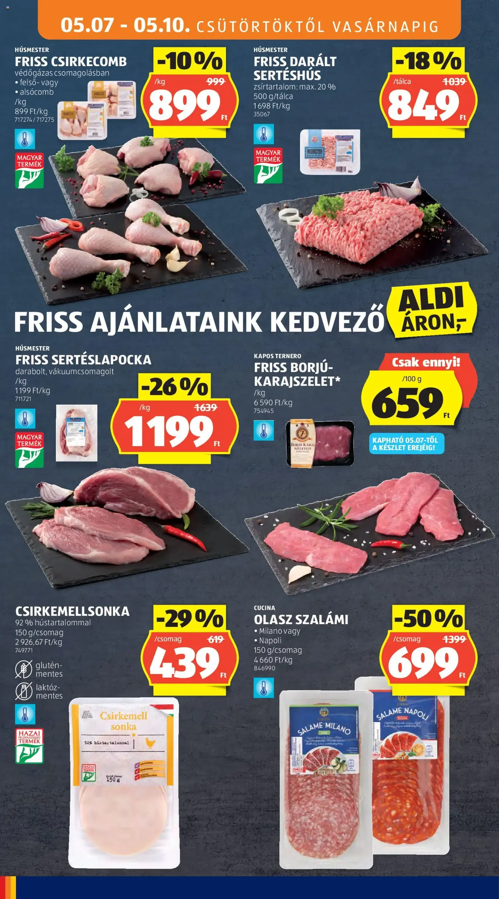 Aldi akciós újság - 2026.05.07. érvényes szórólap 8 oldal 37 oldalból