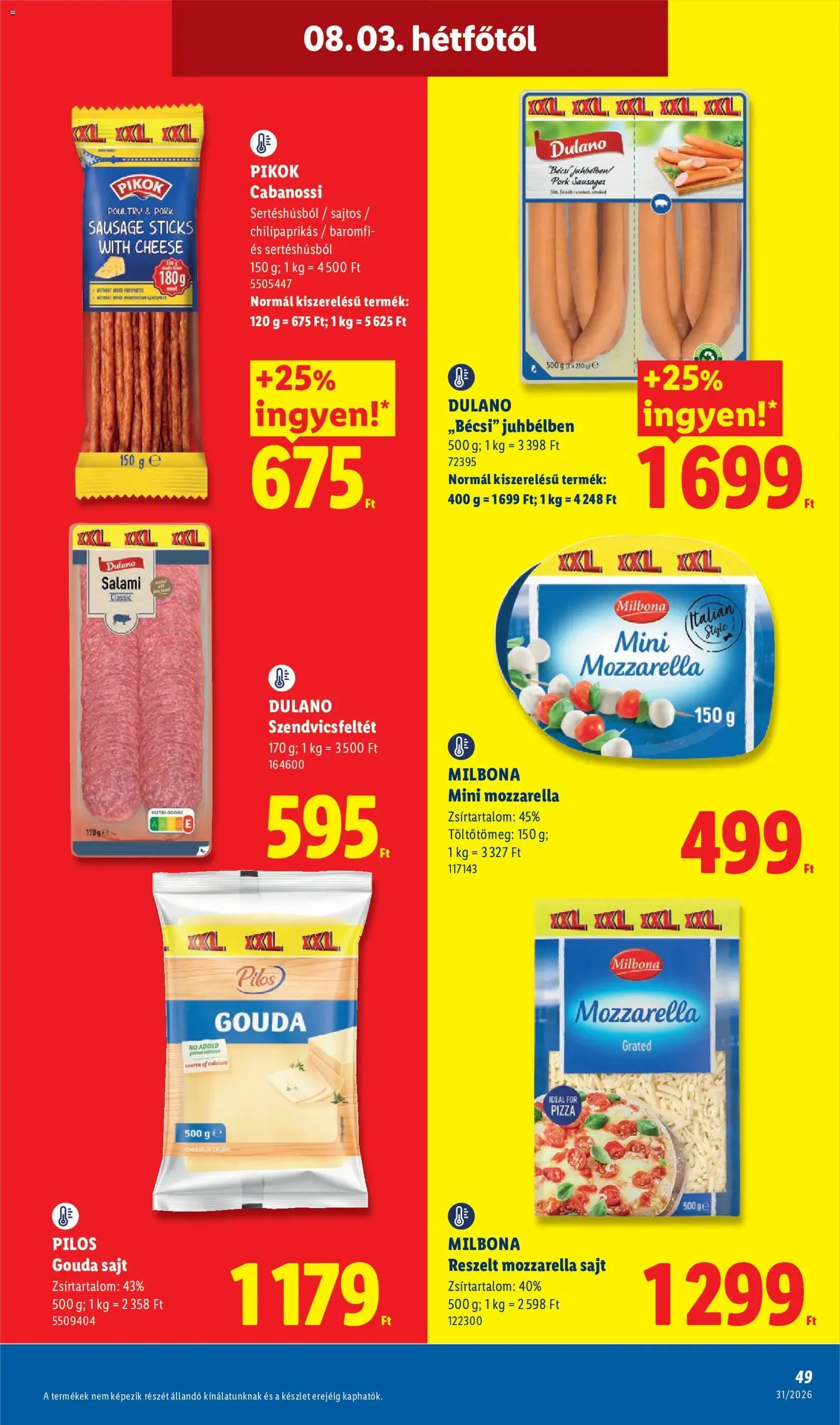 Lidl akciós újság - 2026.07.30. érvényes szórólap 49 oldal 58 oldalból