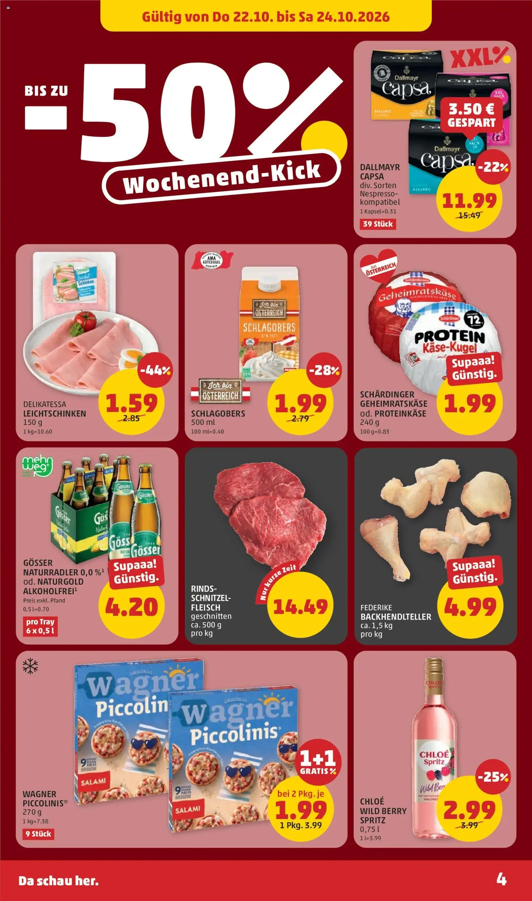 Penny Markt Flugblatt - Gültiger Prospekt ab 22.10.2026, Seite 4 von insgesamt 32