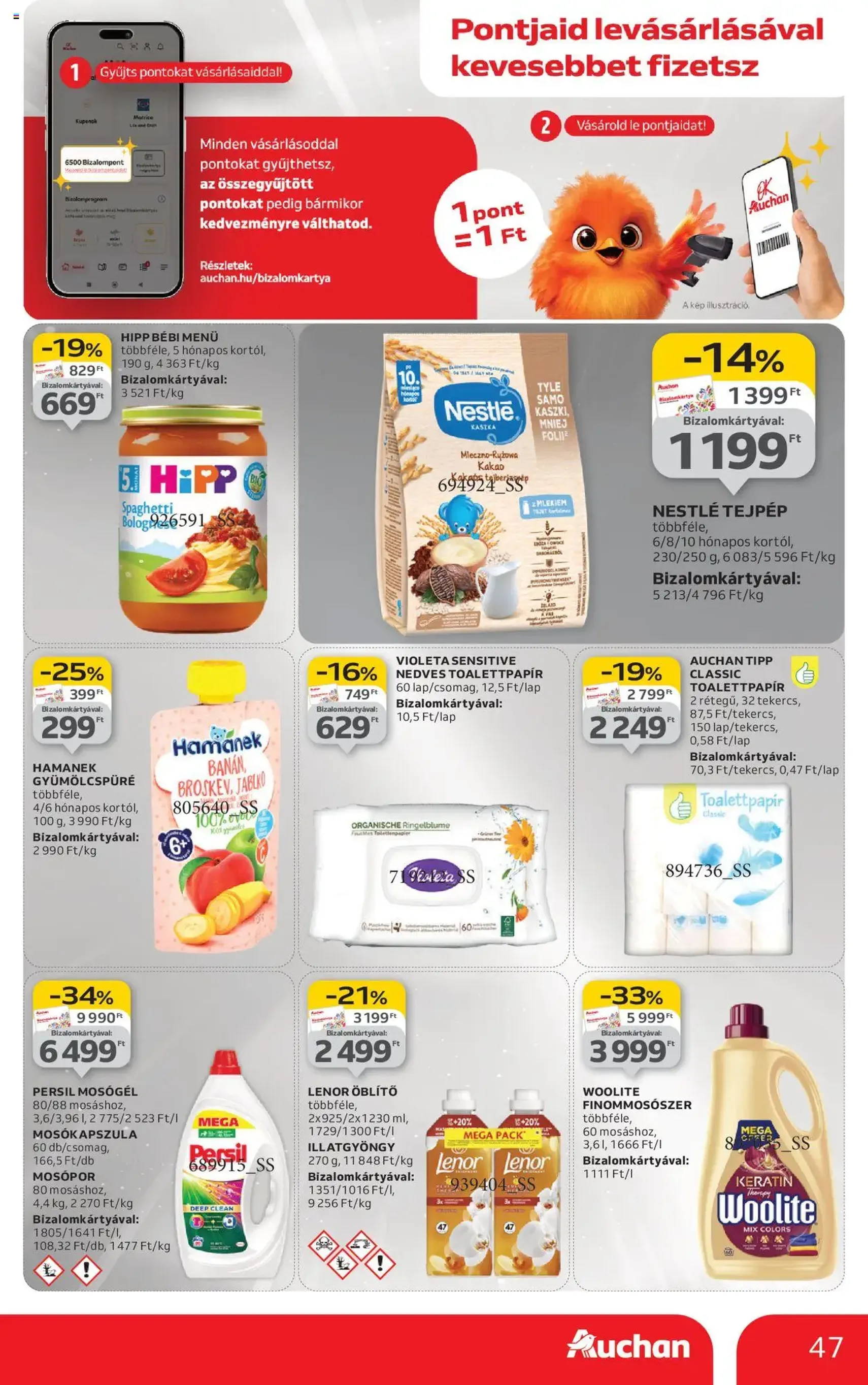 Auchan Akciós újság - 2025.10.09. érvényes szórólap 47 oldal 64 oldalból