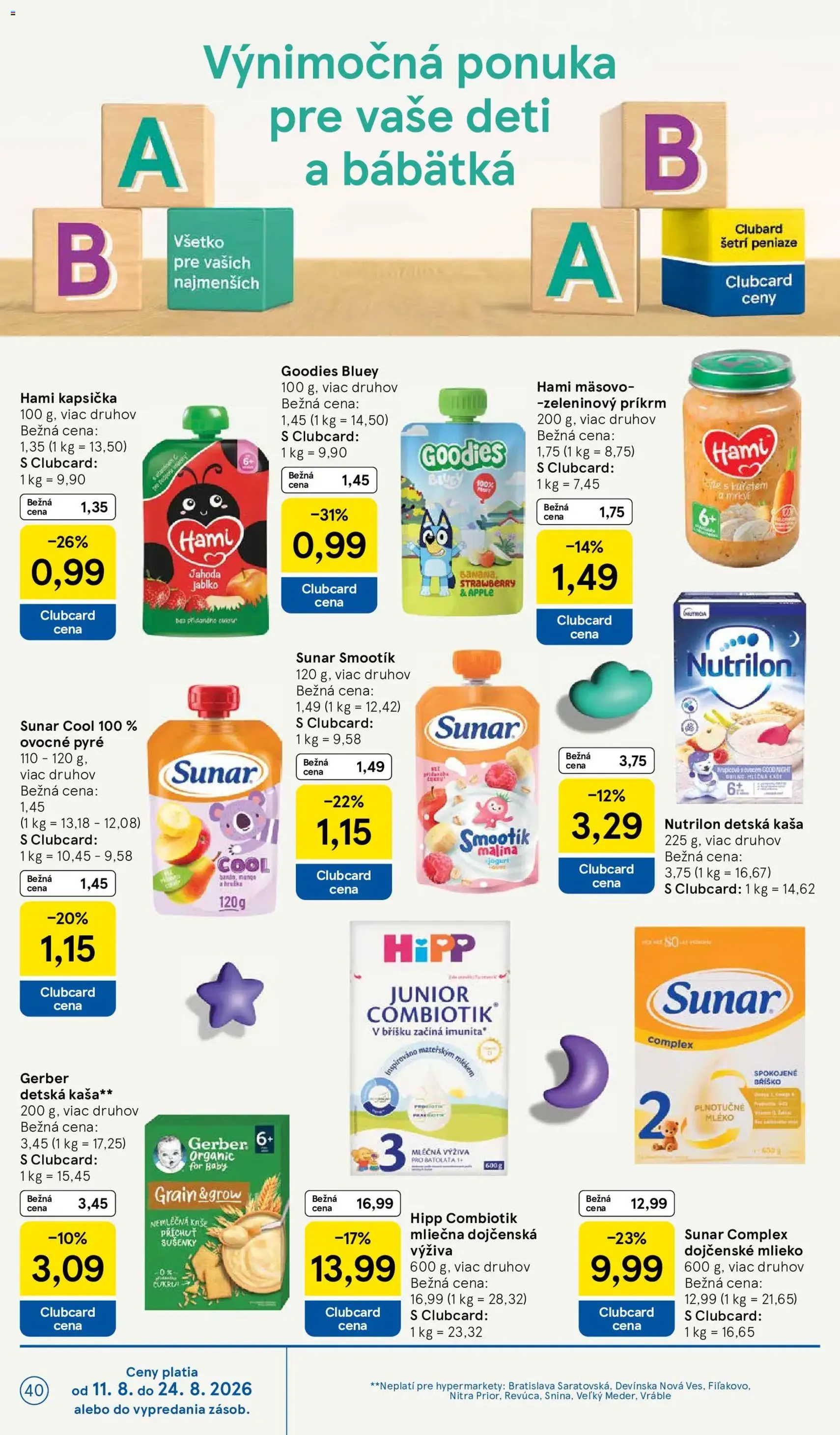 Tesco Hypermarket - leták - platný leták od 12.08.2026 strana 40 z 54