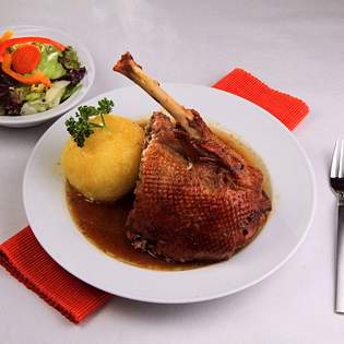 Gebratene Gänsekeule - Rezeptvorschau