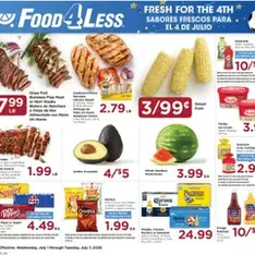 Food 4 Less Weekly Ad - Flyer preview valid from 07/01/2026