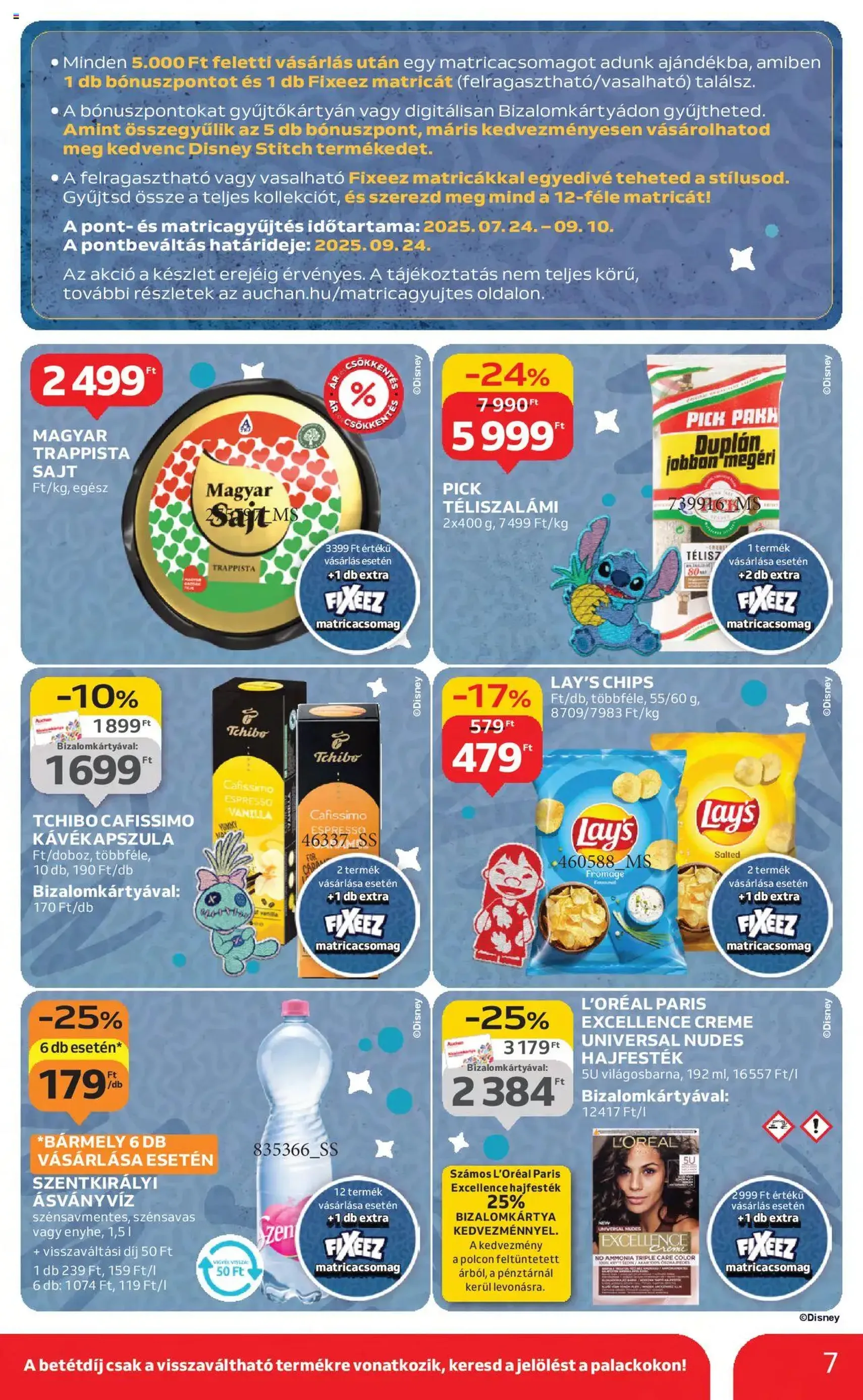 Auchan Akciós újság - 2025.08.21. érvényes szórólap 7 oldal 42 oldalból