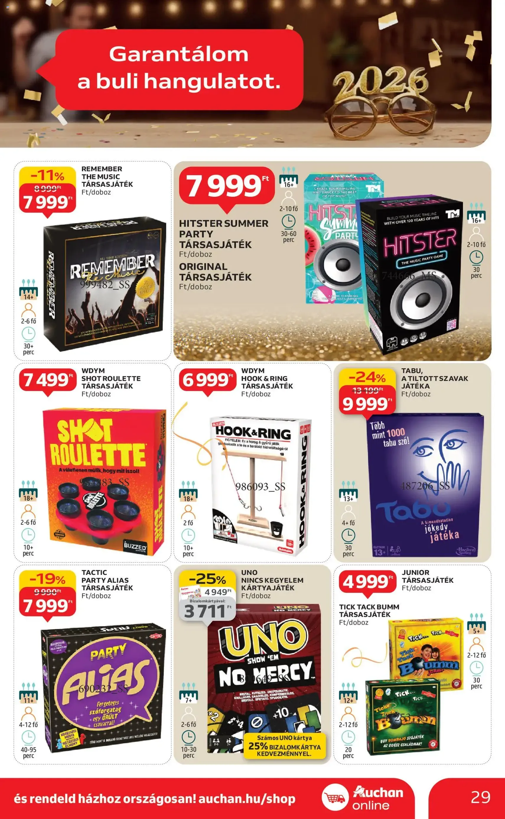 Auchan Akciós újság - 2025.12.27. érvényes szórólap 29 oldal 36 oldalból