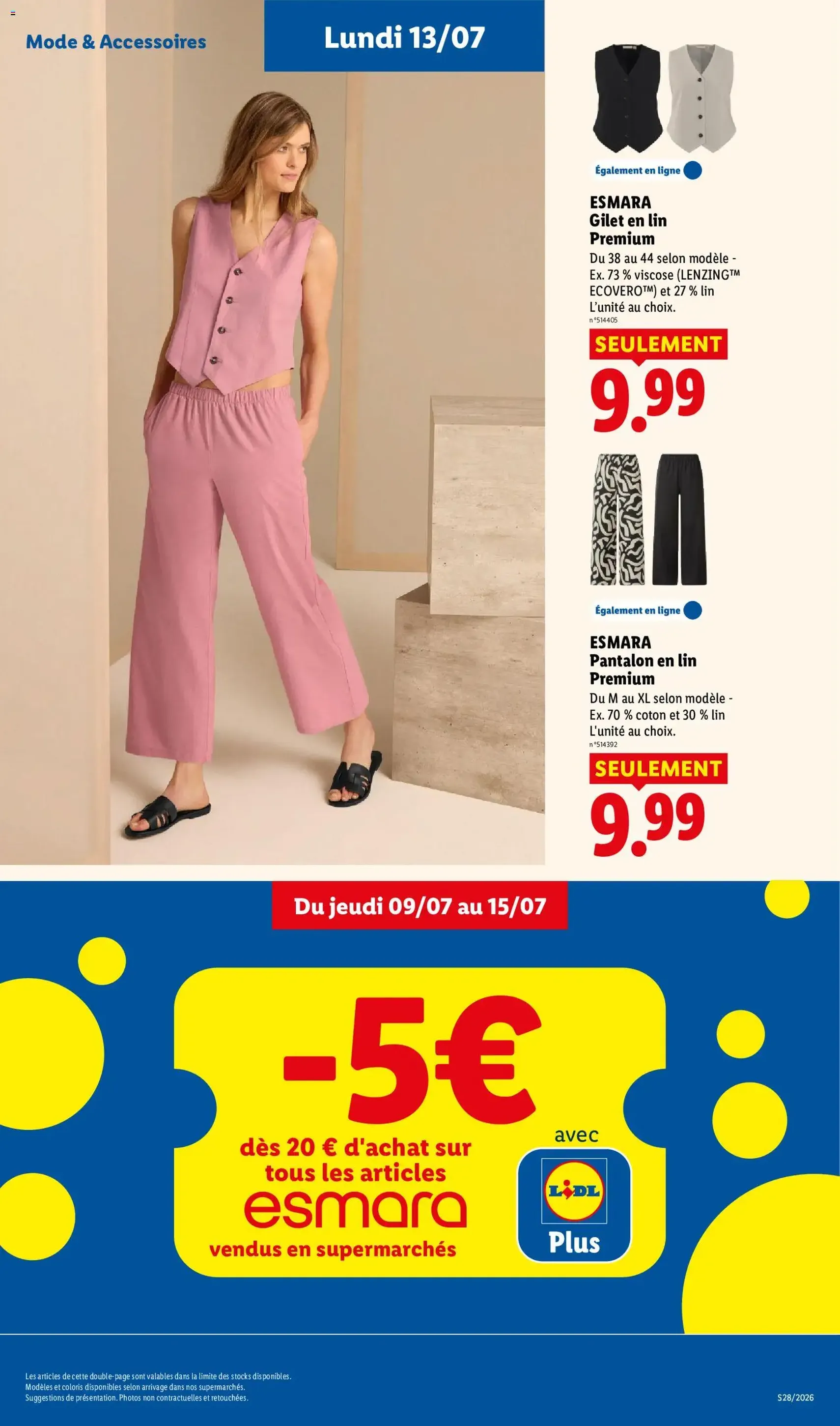 LIDL catalogue - brochure valable à partir du 09/07/2026, page 55 sur 68