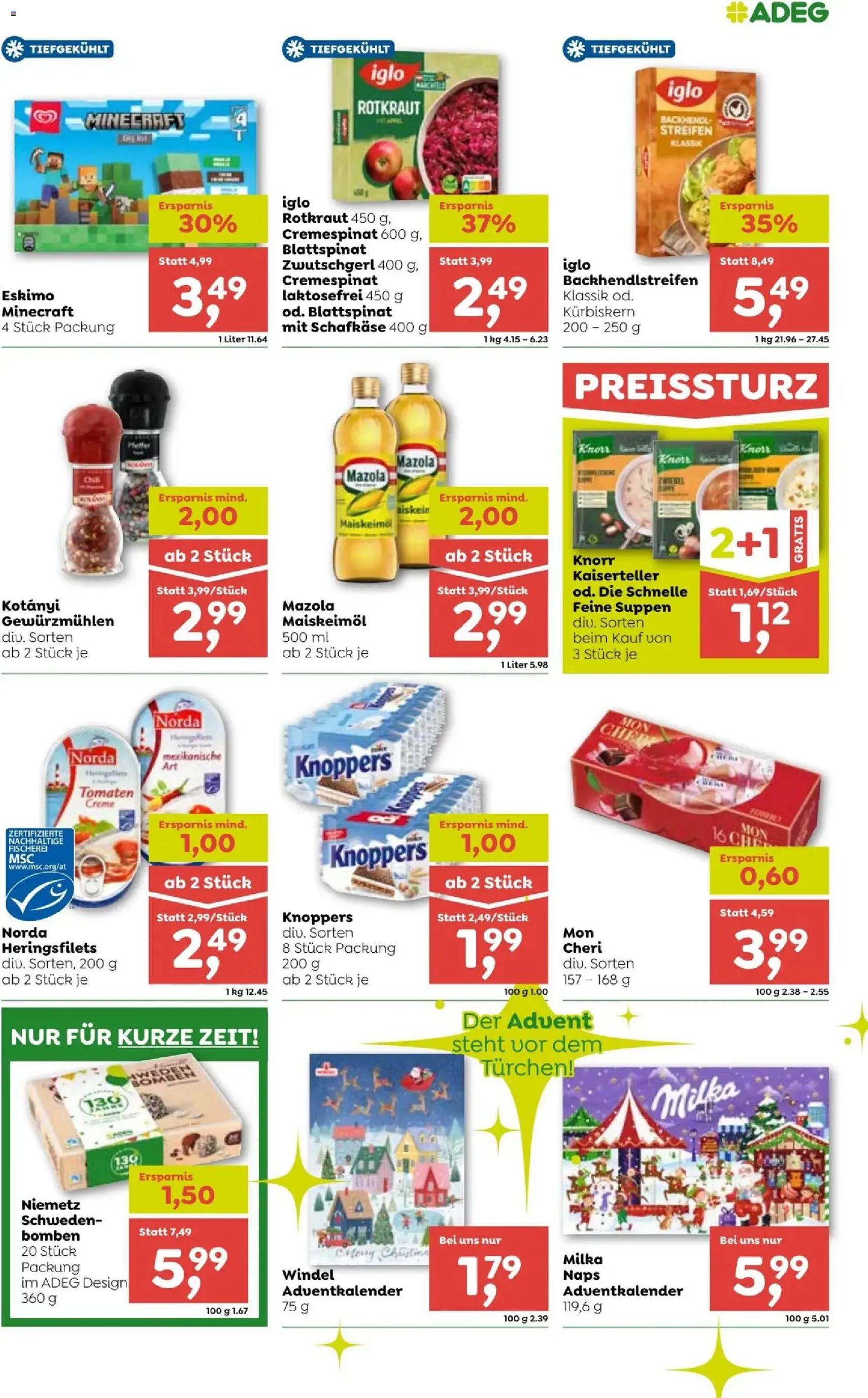 ADEG Flugblatt - Gültiger Prospekt ab 20.11.2025, Seite 7 von insgesamt 12