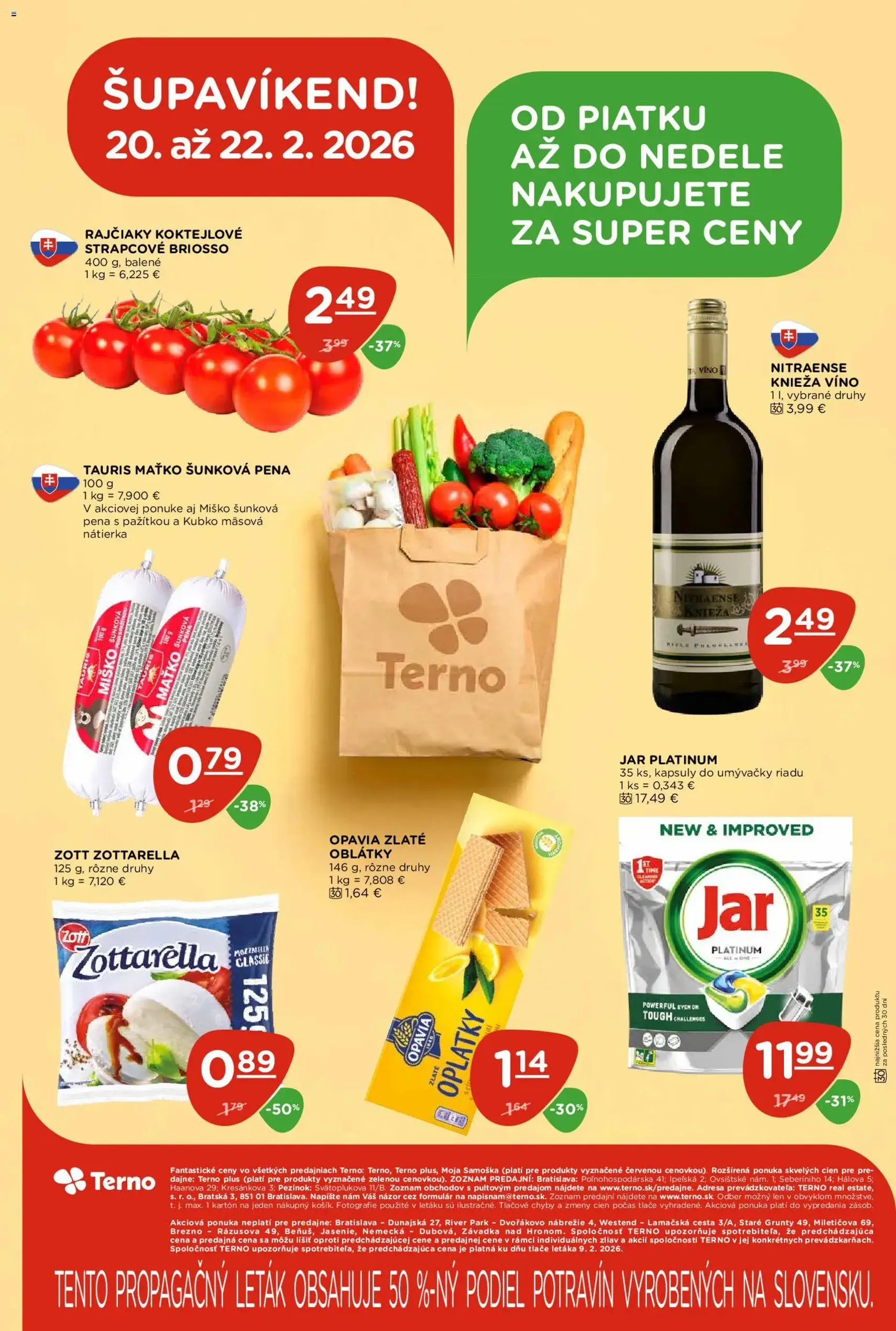 Terno leták - platný leták od 19.02.2026 strana 19 z 19