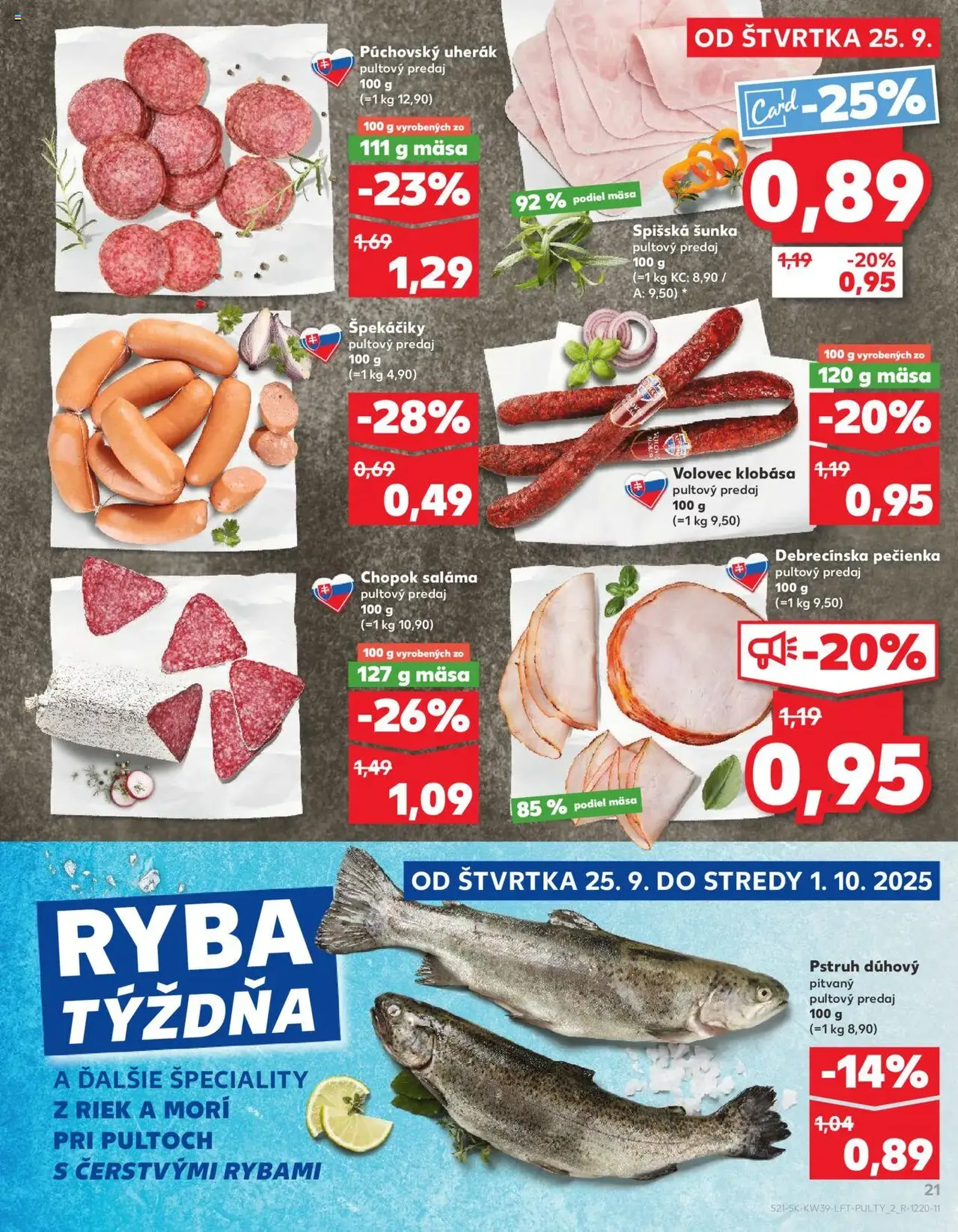Kaufland SK Bratislava-Devínska Nová Ves - 2025.09.25. érvényes szórólap 21 oldal 78 oldalból