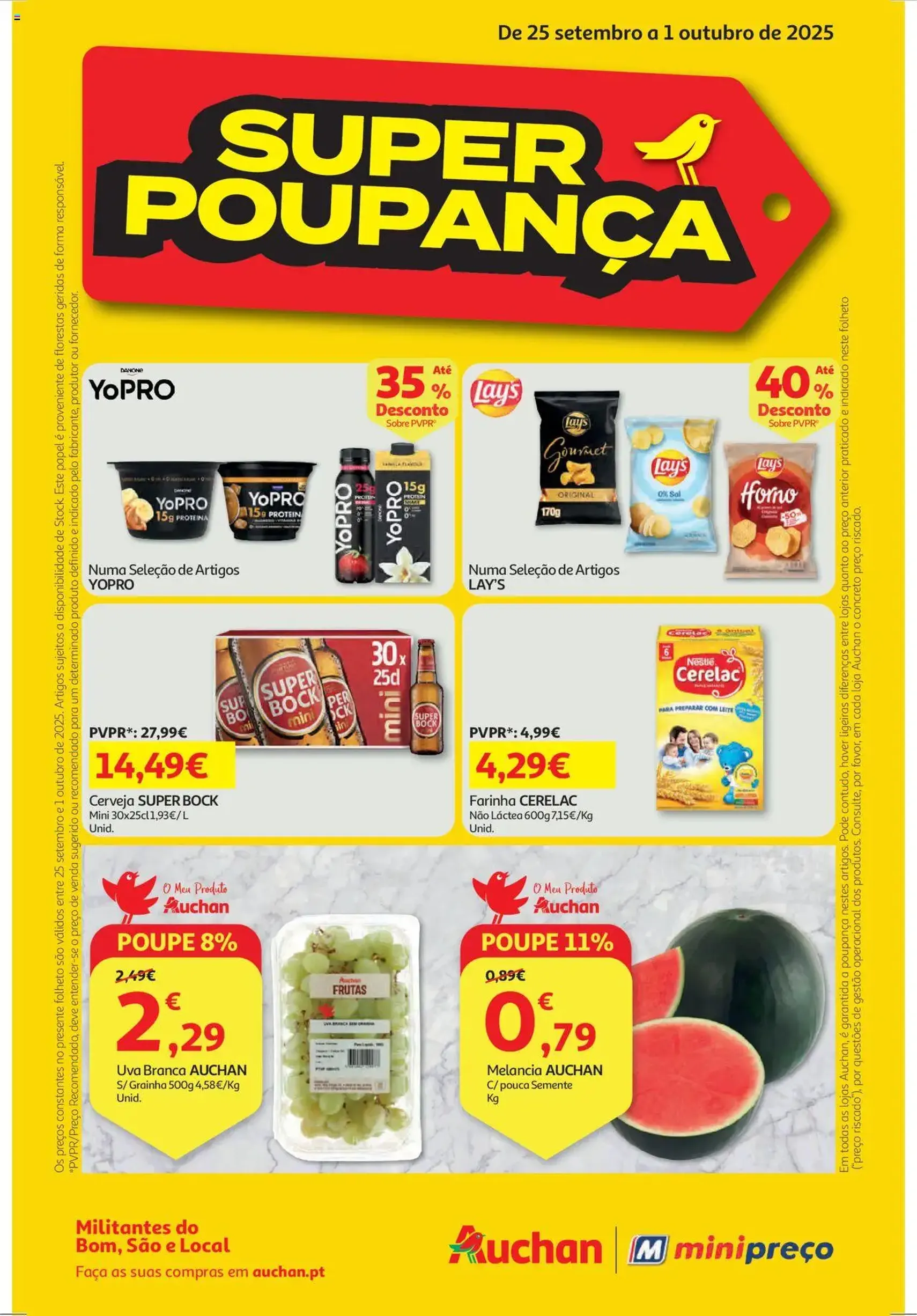 Auchan folheto - folheto válido a partir de 25/09/2025 página 1 de 16