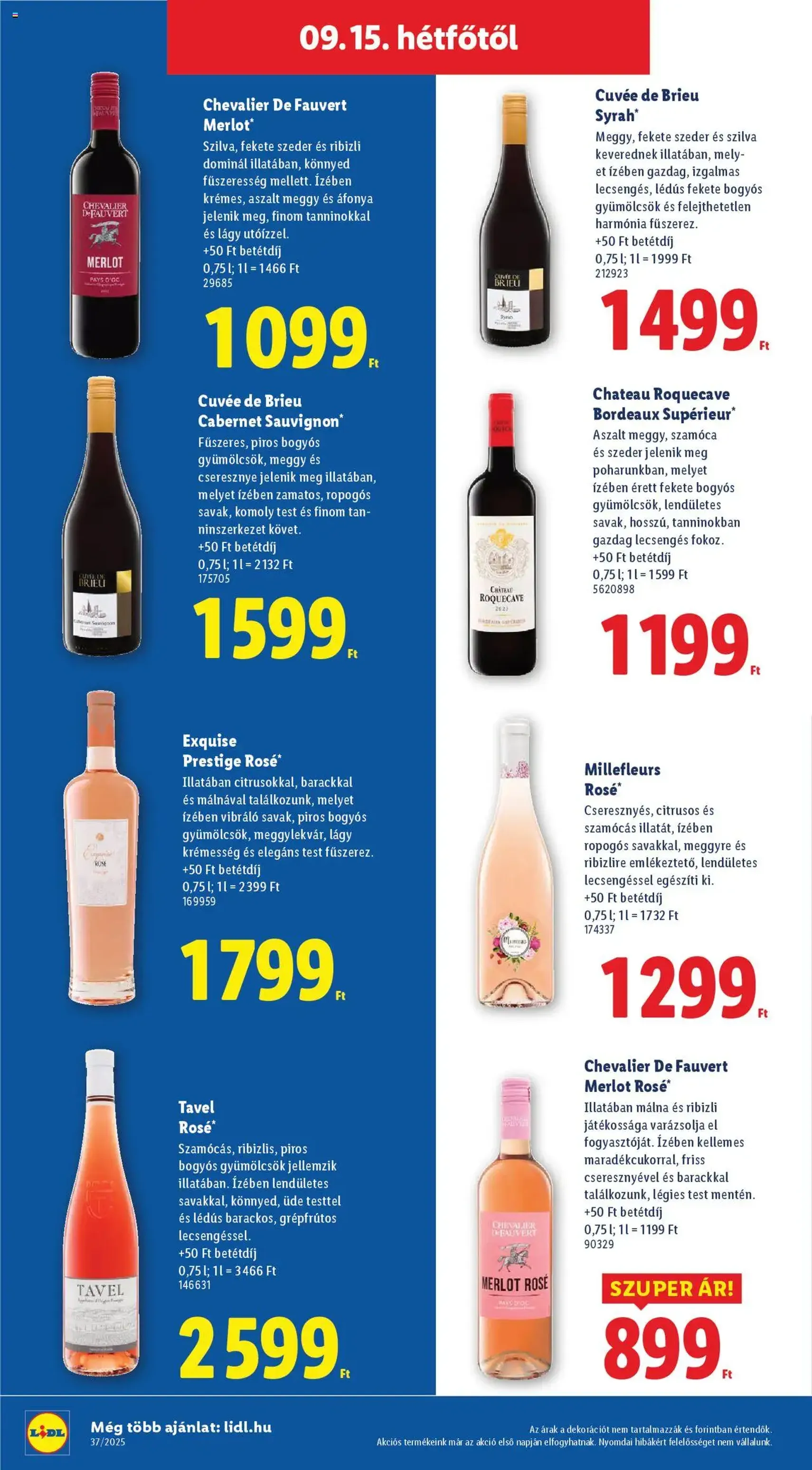 Lidl Akciós újság - 2025.09.11. érvényes szórólap 64 oldal 66 oldalból Lidl Akciós újság - 2025.09.11. érvényes szórólap 64 oldal 66 oldalból