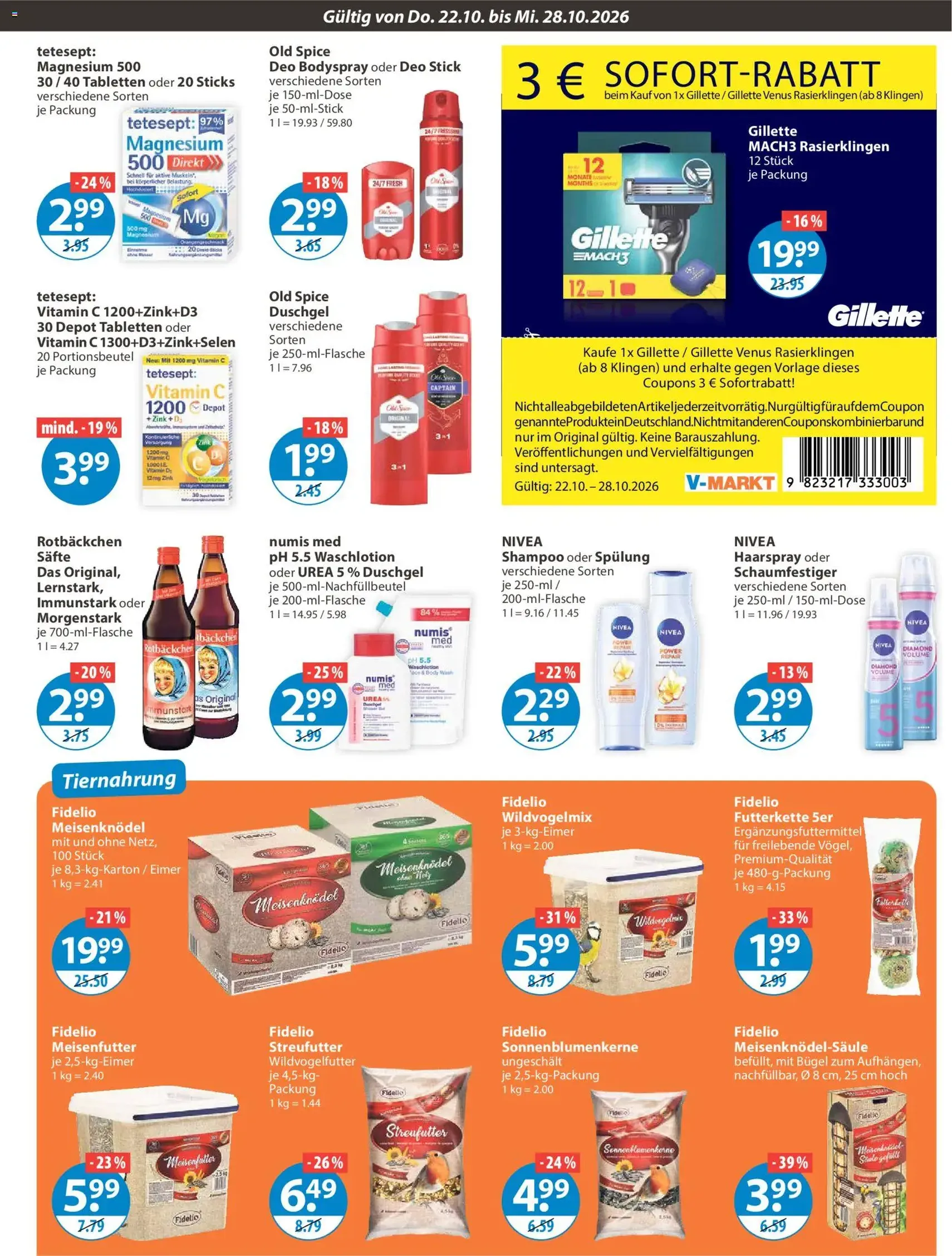 V-Markt Angebote - Gültiger Prospekt ab 22.10.2026, Seite 13 von insgesamt 30