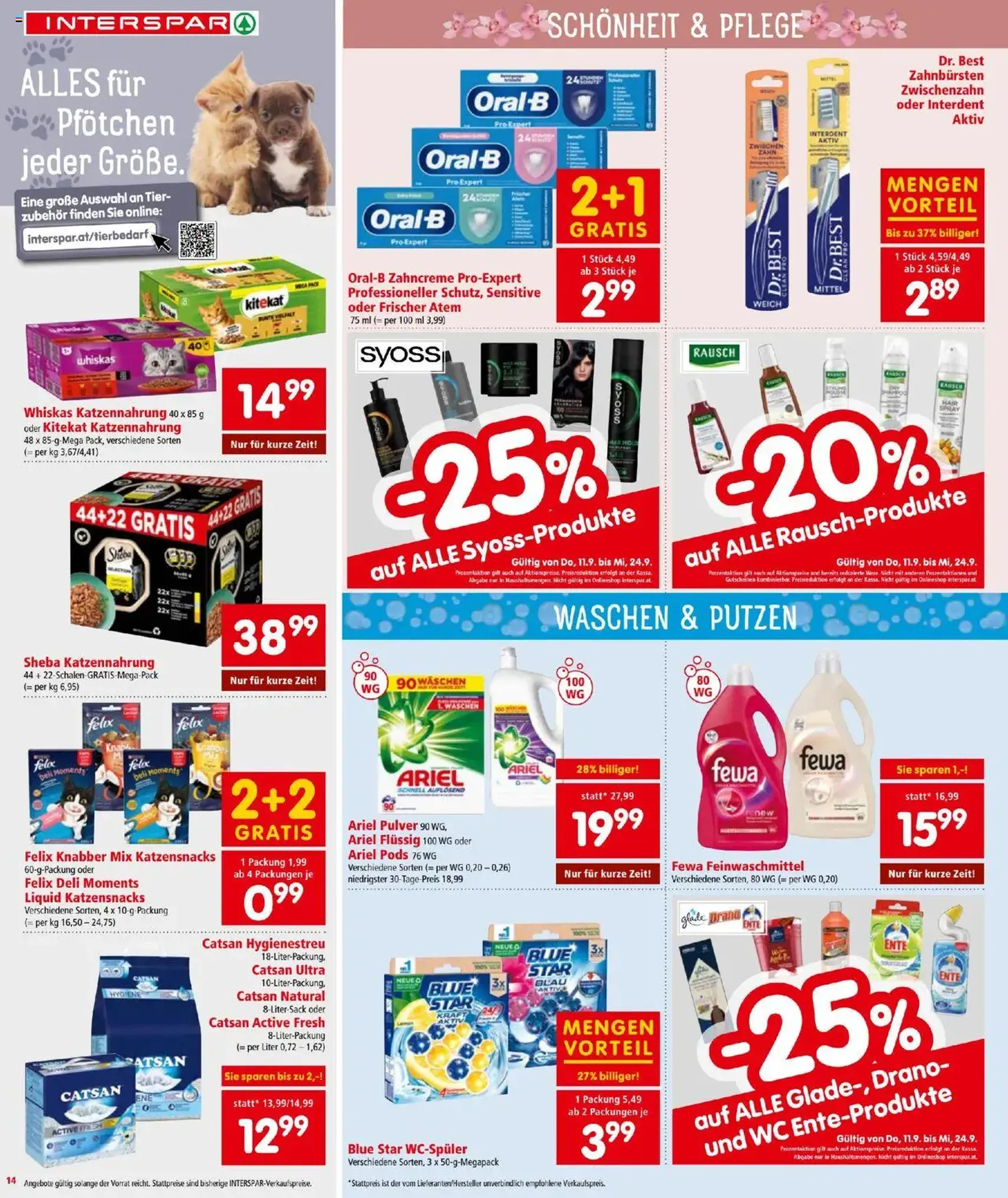Interspar Flugblatt - Gültiger Prospekt ab 11.09.2025, Seite 14 von insgesamt 20