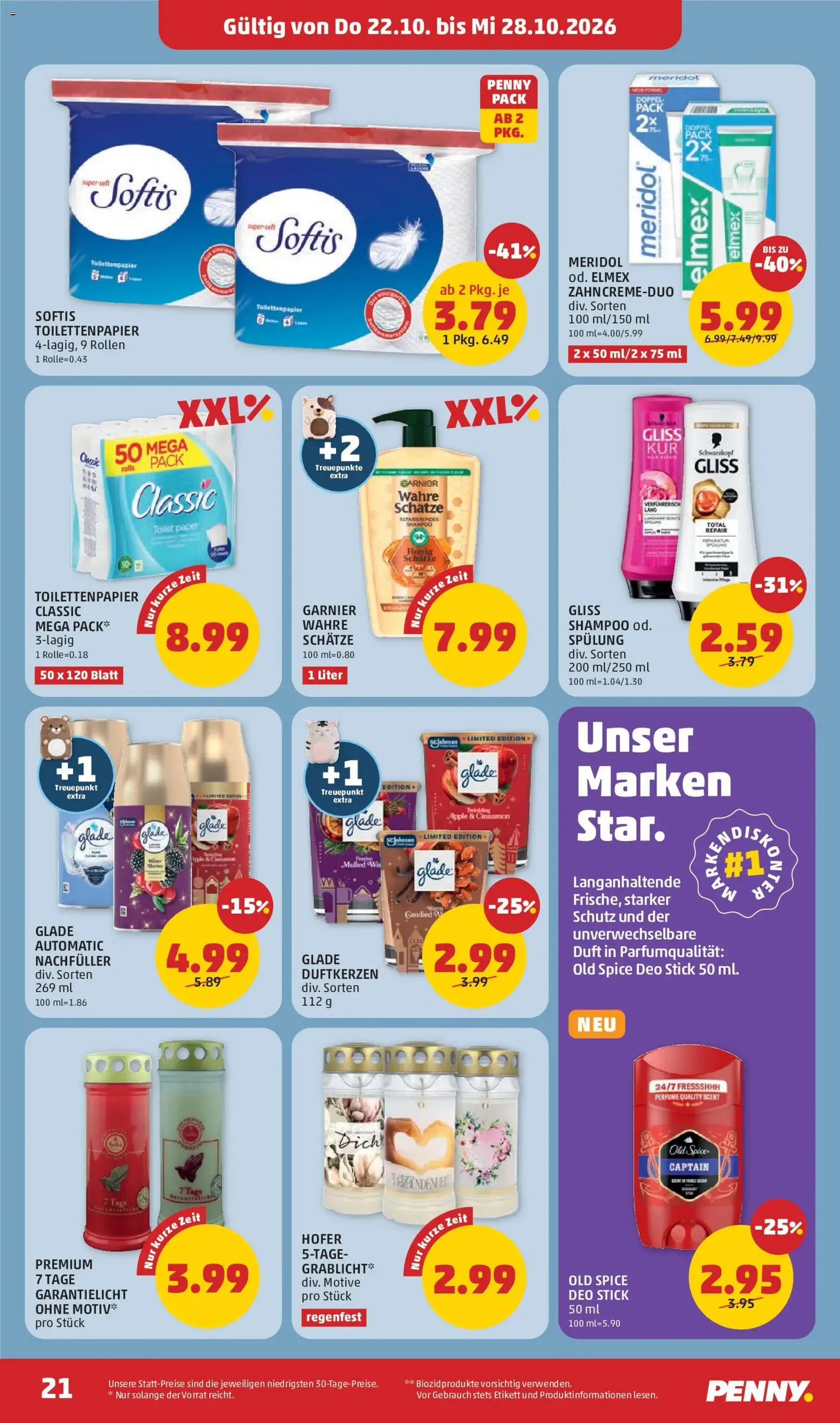 Penny Markt Flugblatt - Gültiger Prospekt ab 22.10.2026, Seite 21 von insgesamt 32
