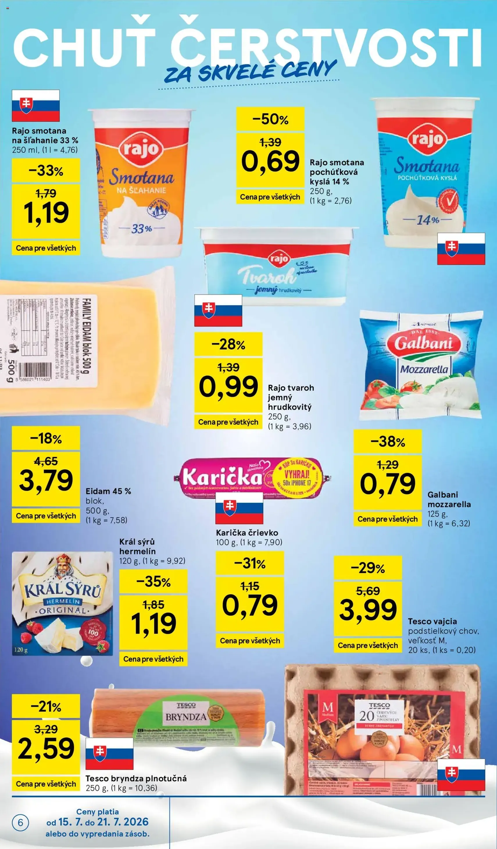 Tesco Hypermarket - leták - platný leták od 15.07.2026 strana 6 z 52