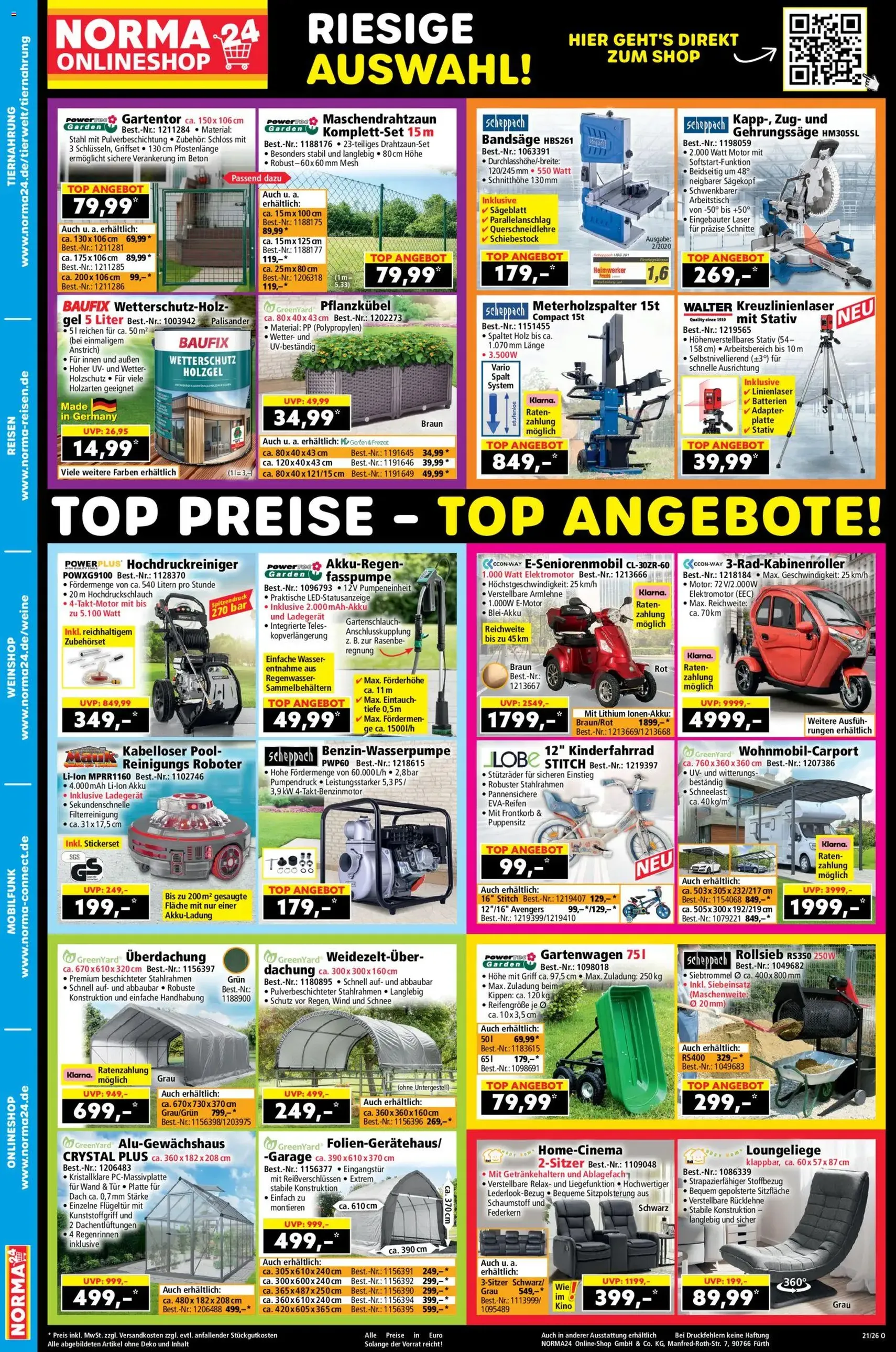 Norma Prospekt - Gültiger Prospekt ab 18.05.2026, Seite 21 von insgesamt 21