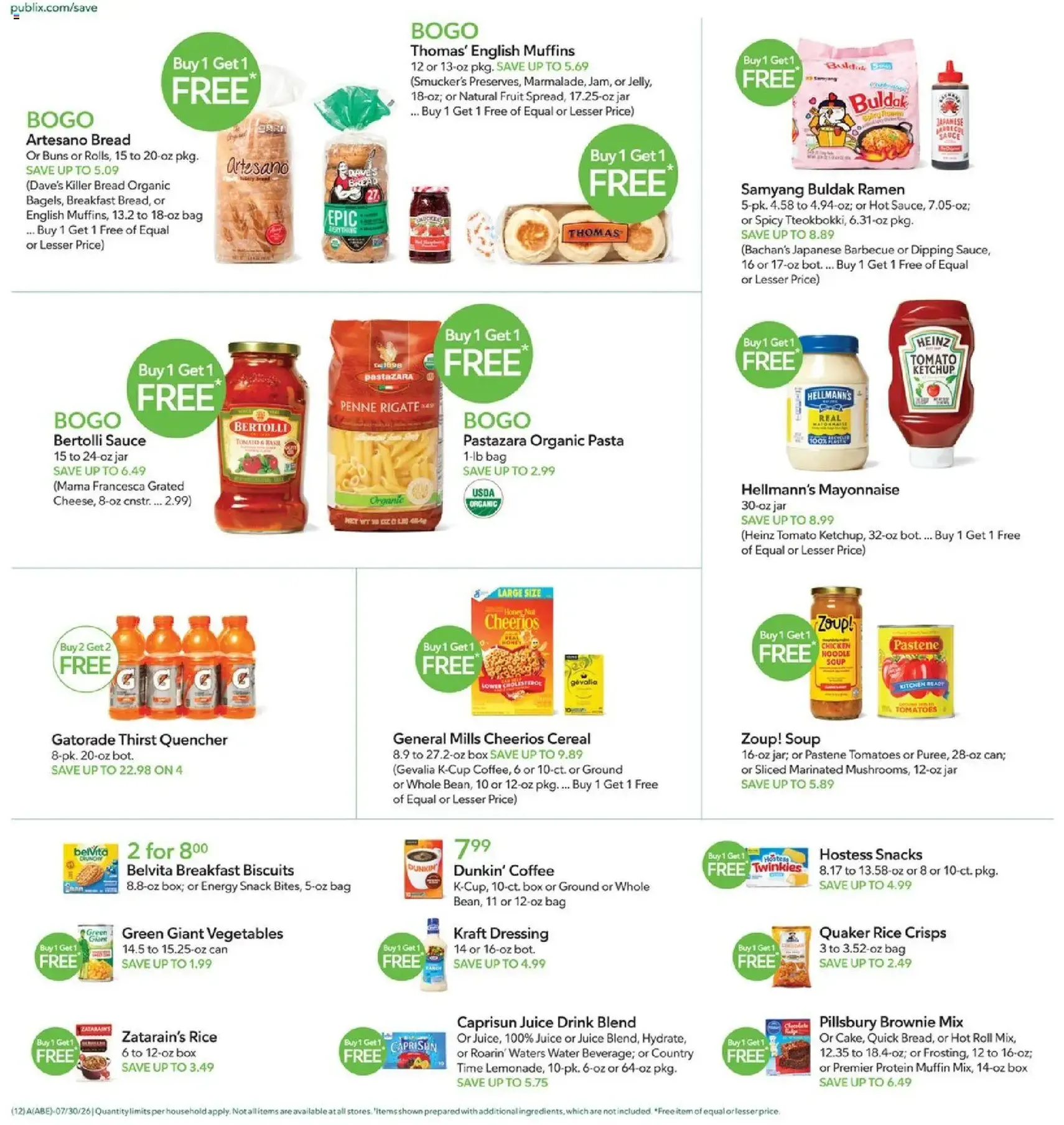 Publix Weekly Ad - valid flyer from 07/29/2026, page 12 of 20