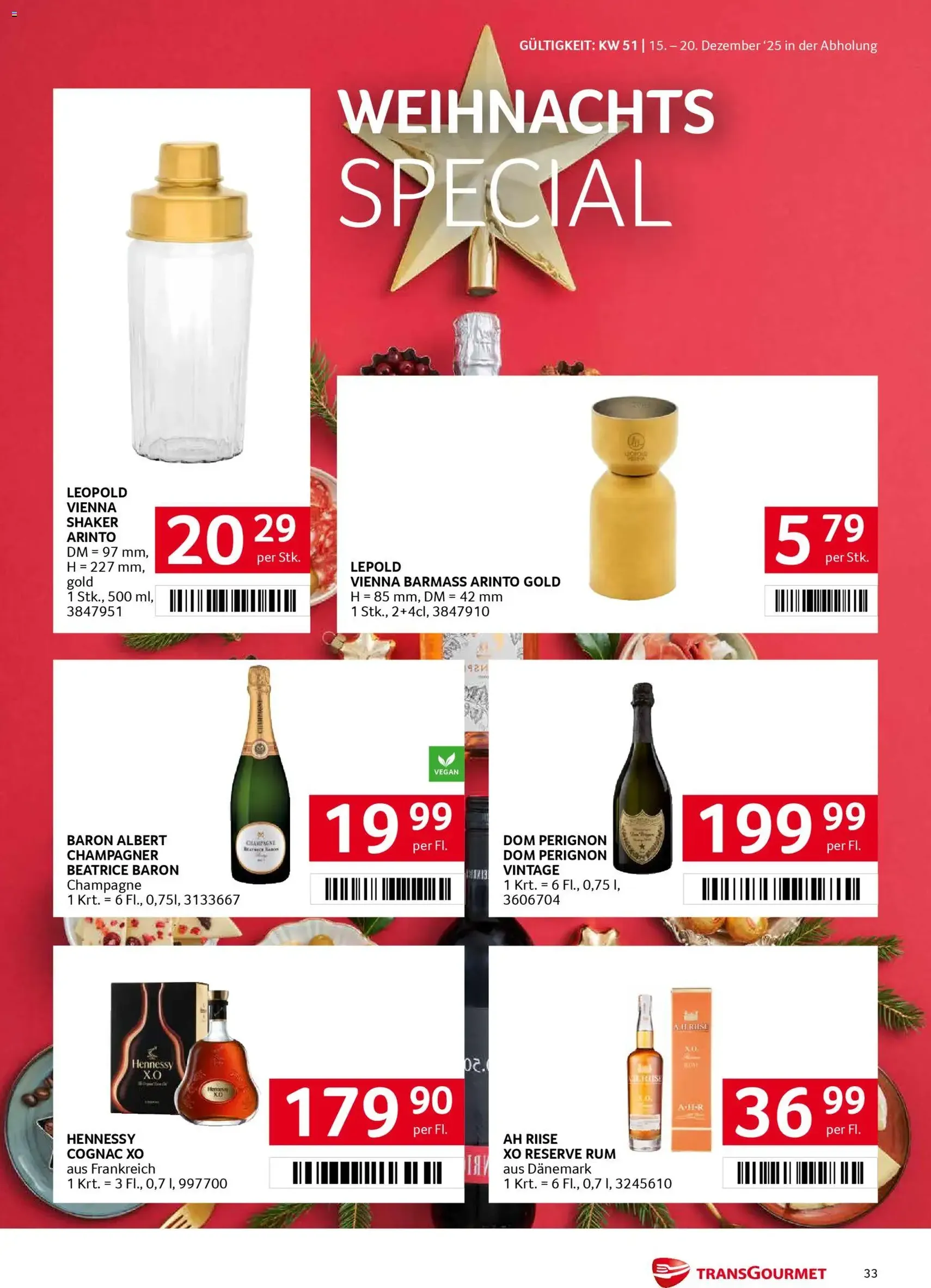 Transgourmet Flugblatt - Gültiger Prospekt ab 15.12.2025, Seite 32 von insgesamt 39