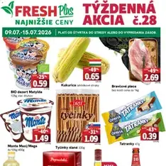 Fresh leták - náhľad letáku platný od 09.07.2026