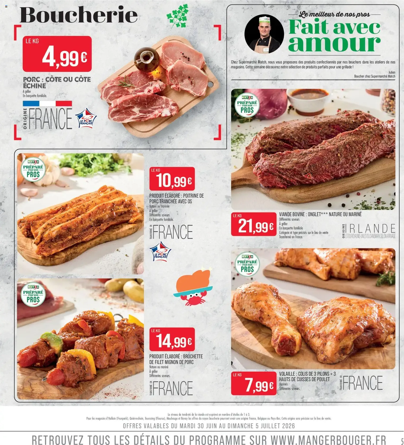Match Supermarché catalogue - brochure valable à partir du 30/06/2026, page 5 sur 24