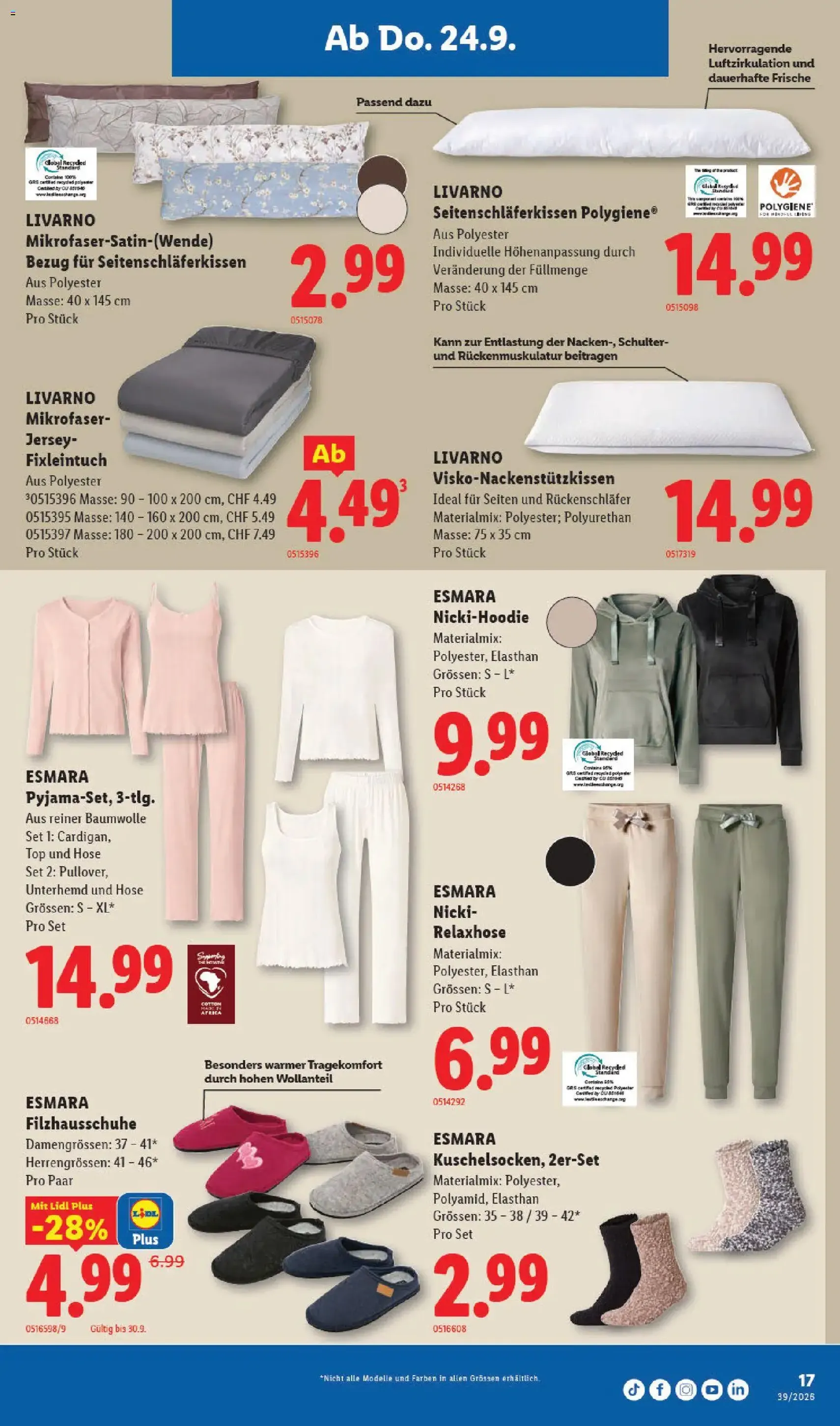 Lidl aktionen - Gültiger Prospekt ab 24.09.2026, Seite 17 von insgesamt 32