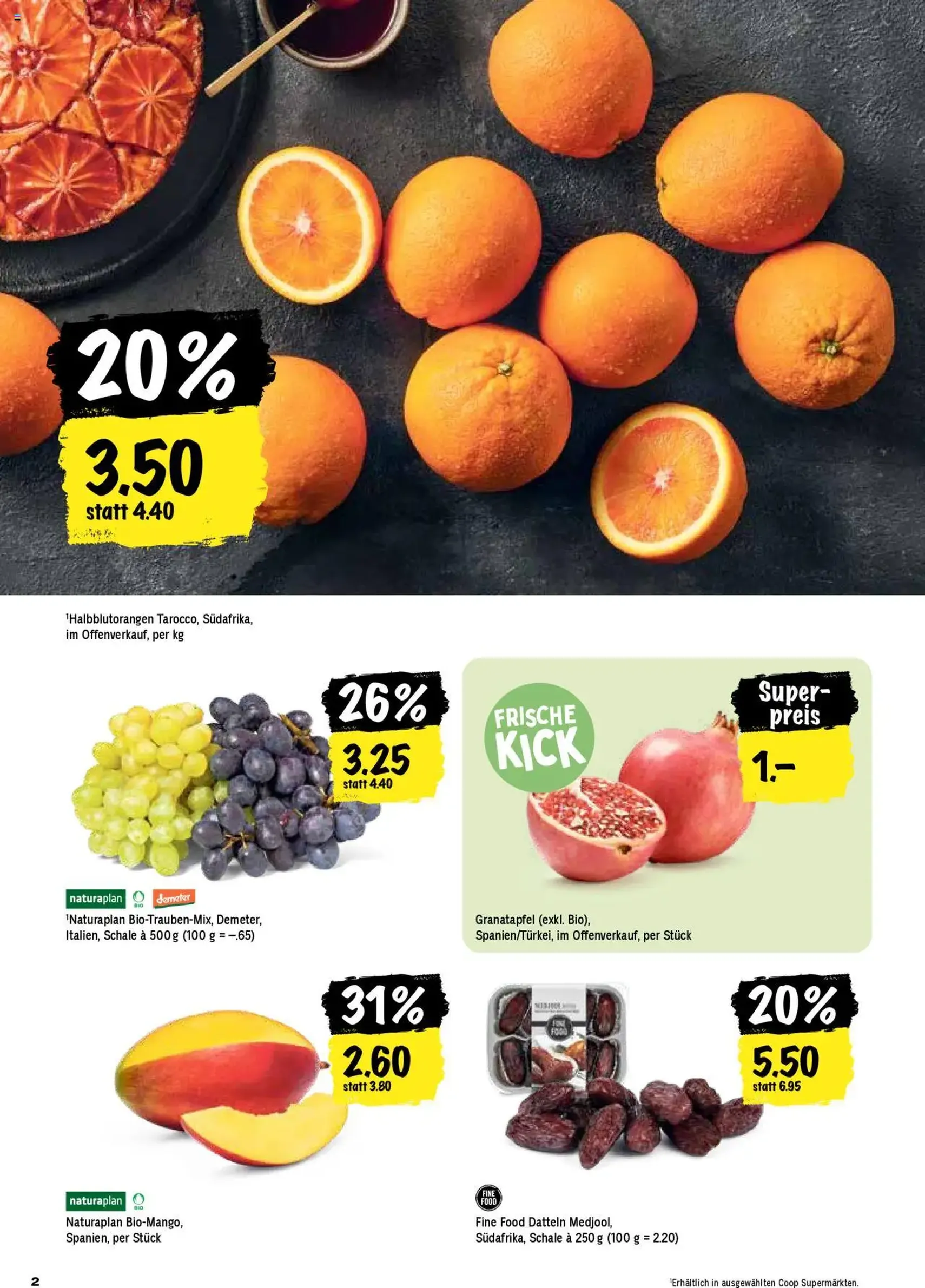 Coop Aktionen - Gültiger Prospekt ab 16.10.2025, Seite 2 von insgesamt 24 Coop Aktionen - Gültiger Prospekt ab 16.10.2025, Seite 2 von insgesamt 24