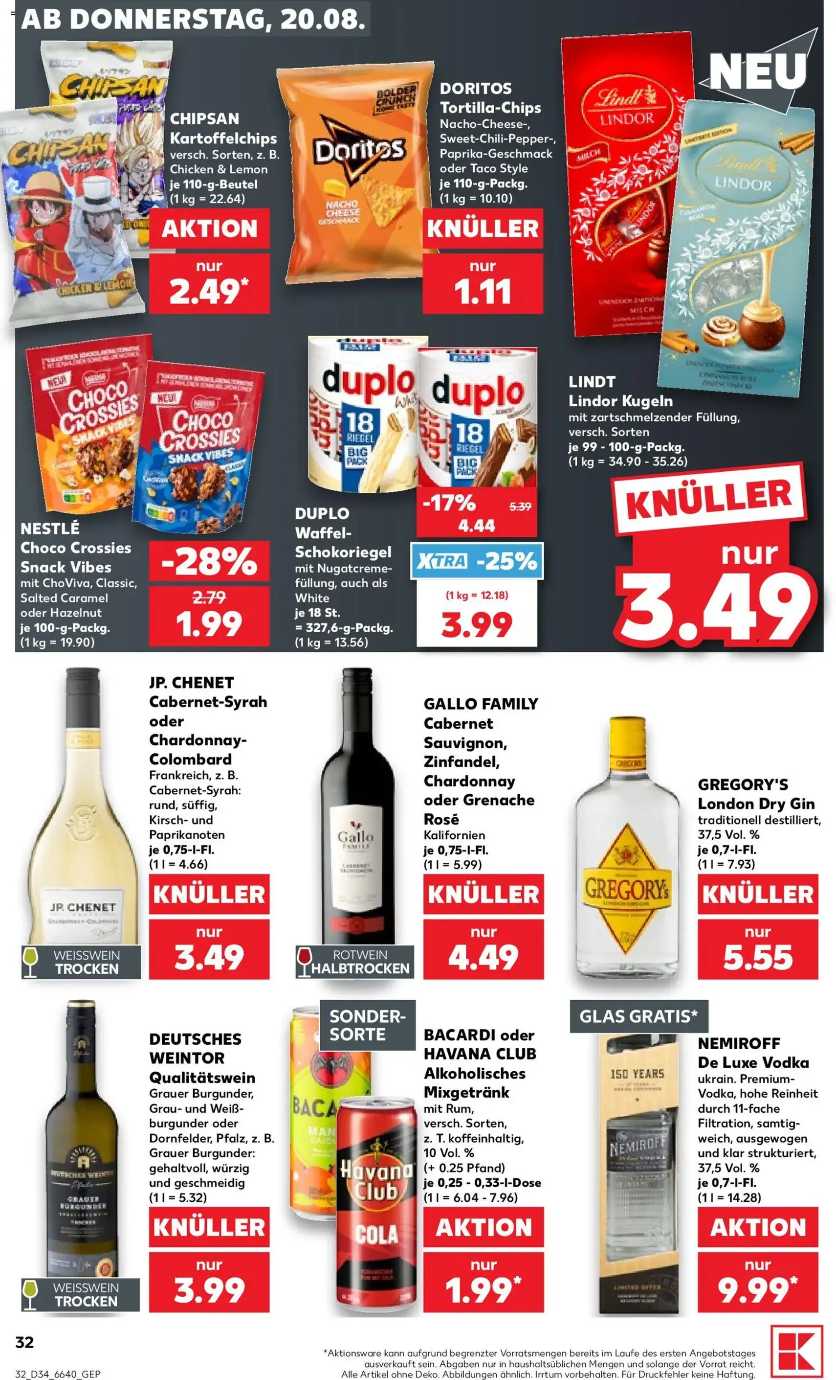 Kaufland Prospekt - Gültiger Prospekt ab 20.08.2026, Seite 32 von insgesamt 52