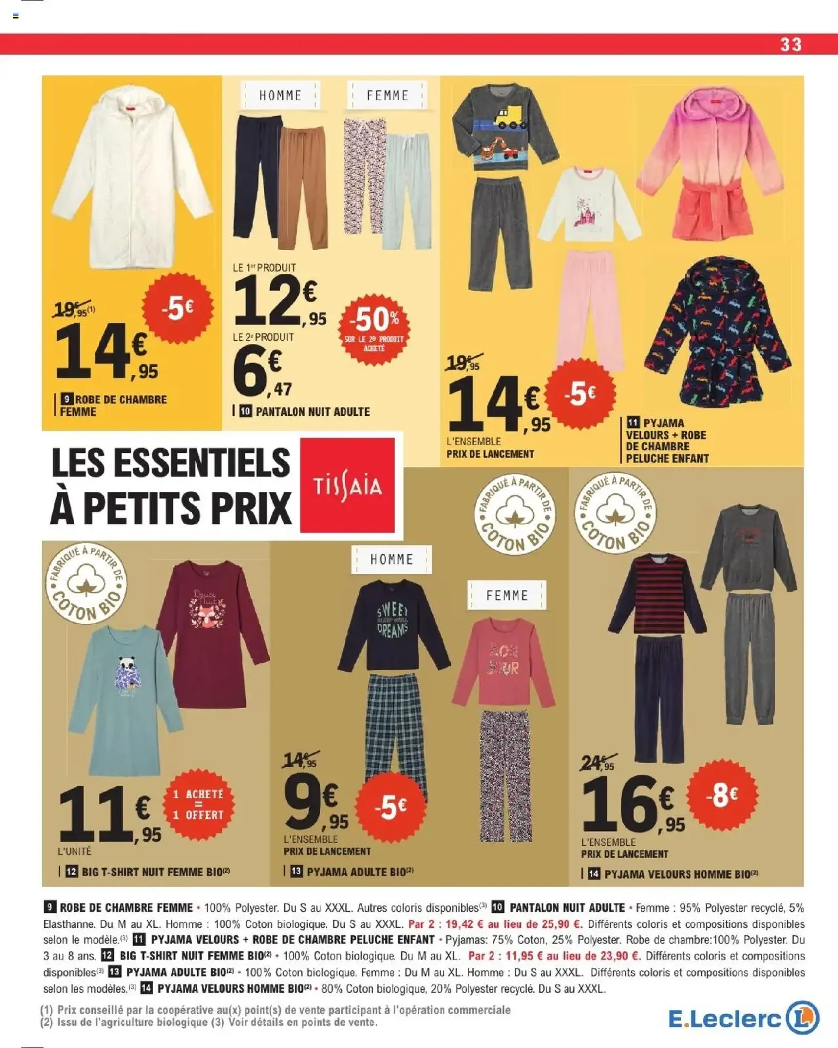 E.Leclerc catalogue semaine 40 - brochure valable à partir du 30/09/2025, page 33 sur 36 E.Leclerc catalogue semaine 40 - brochure valable à partir du 30/09/2025, page 33 sur 36