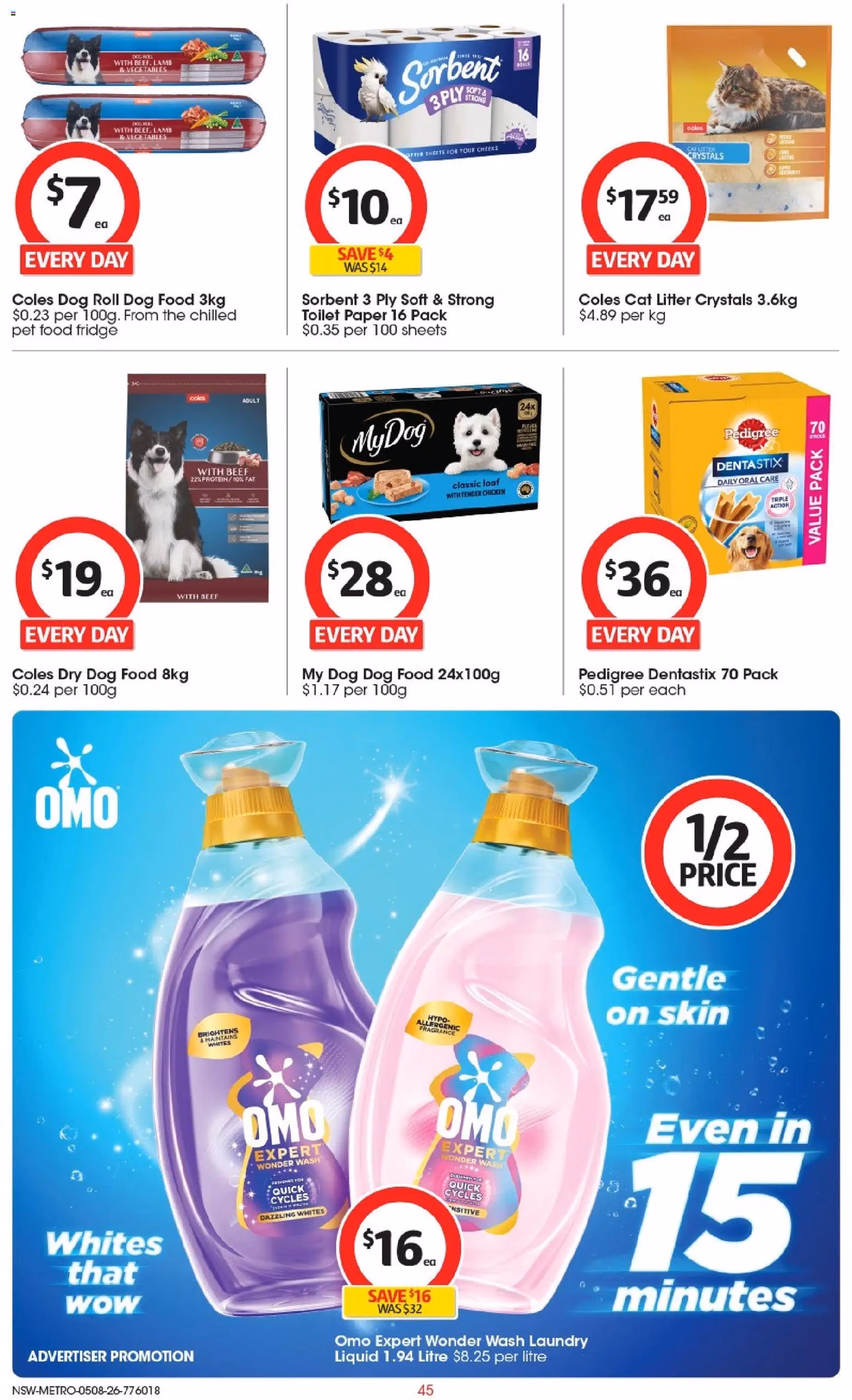Coles catalogue - valid flyer from 04/08/2026, page 45 of 52