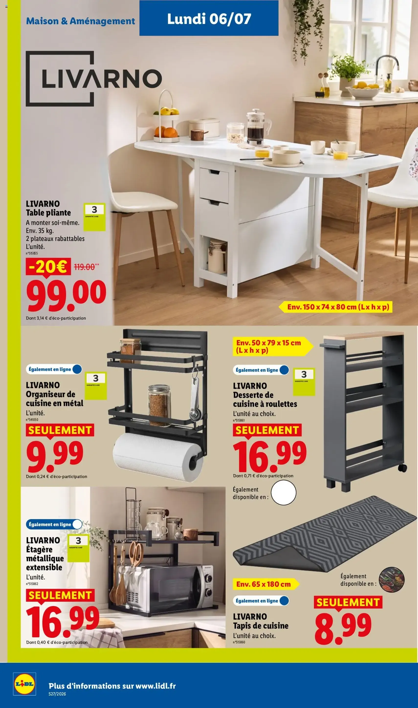 LIDL catalogue - brochure valable à partir du 02/07/2026, page 46 sur 62