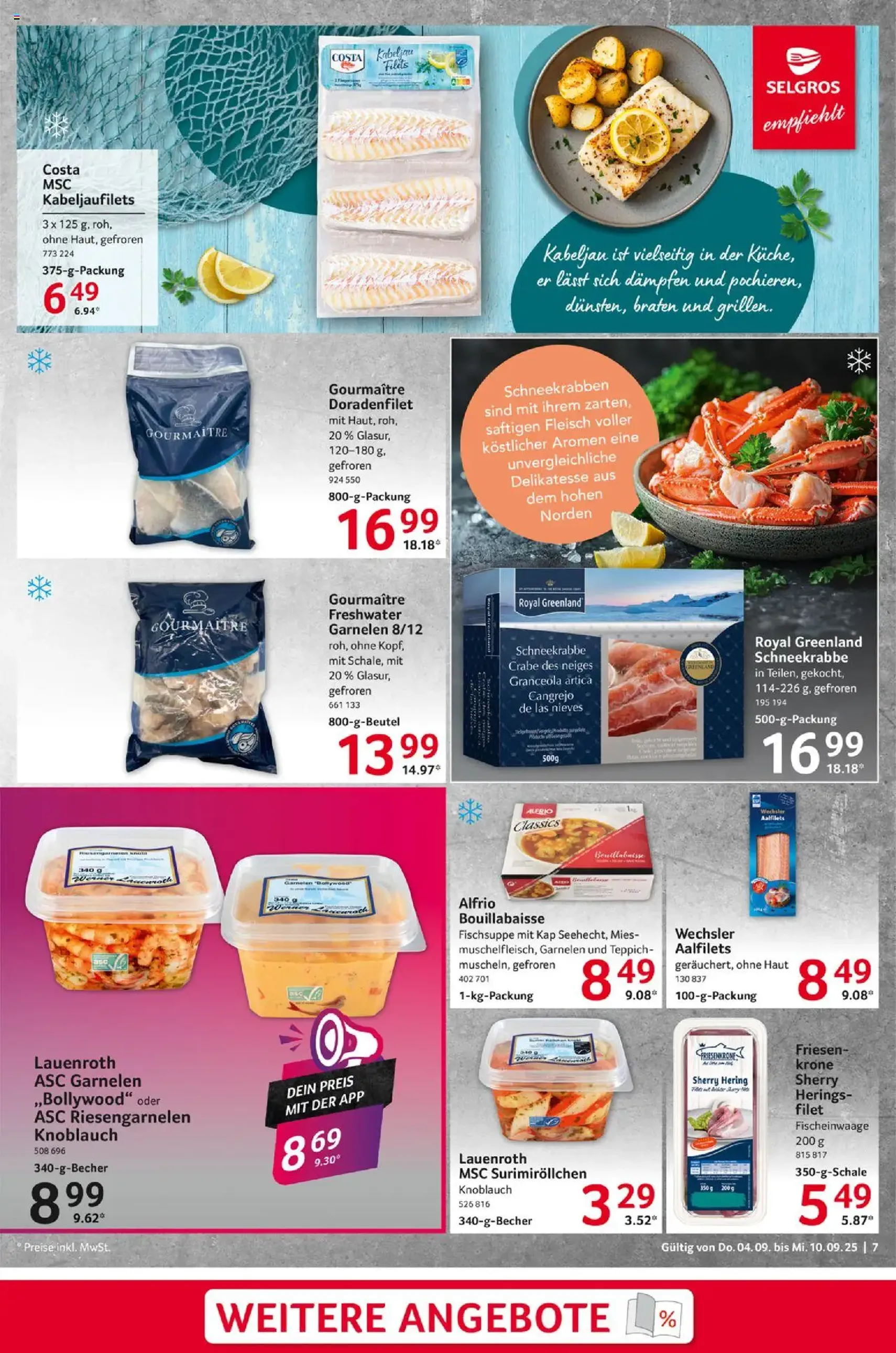 Selgros Prospekt - Gültiger Prospekt ab 04.09.2025, Seite 7 von insgesamt 36 Selgros Prospekt - Gültiger Prospekt ab 04.09.2025, Seite 7 von insgesamt 36