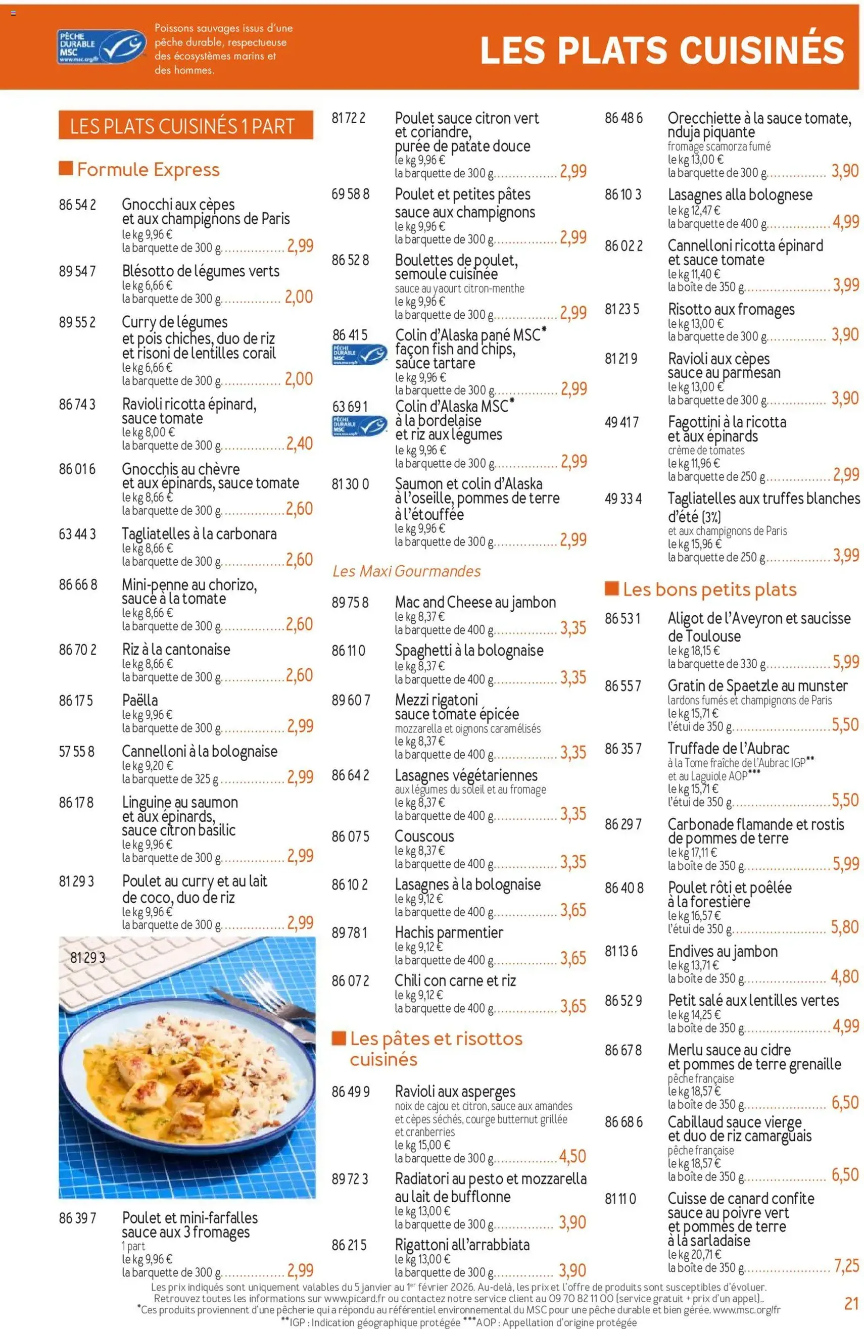Picard catalogue - brochure valable à partir du 05/01/2026, page 21 sur 36