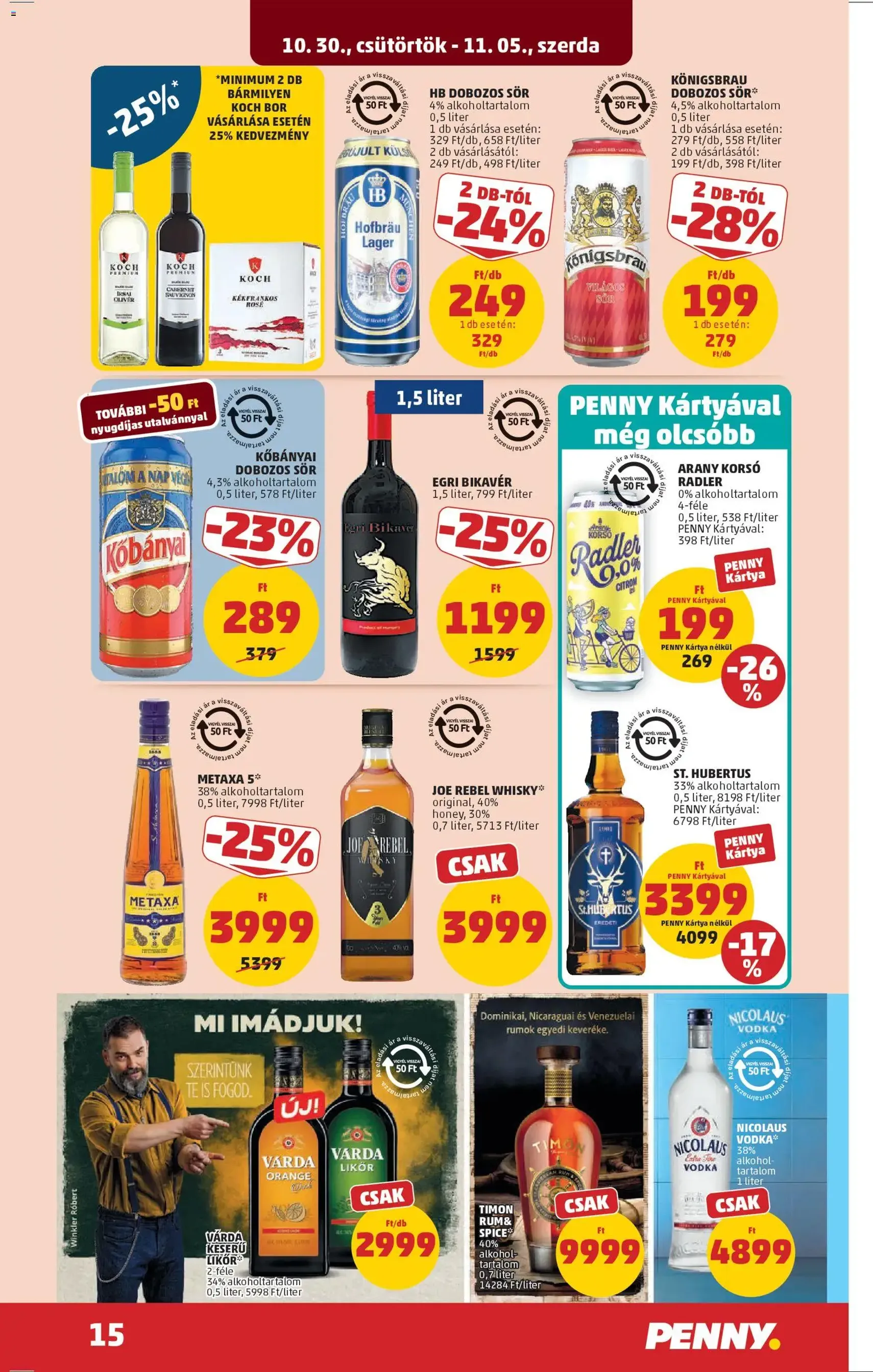 PENNY Akciós újság - 2025.10.30. érvényes szórólap 19 oldal 38 oldalból PENNY Akciós újság - 2025.10.30. érvényes szórólap 19 oldal 38 oldalból