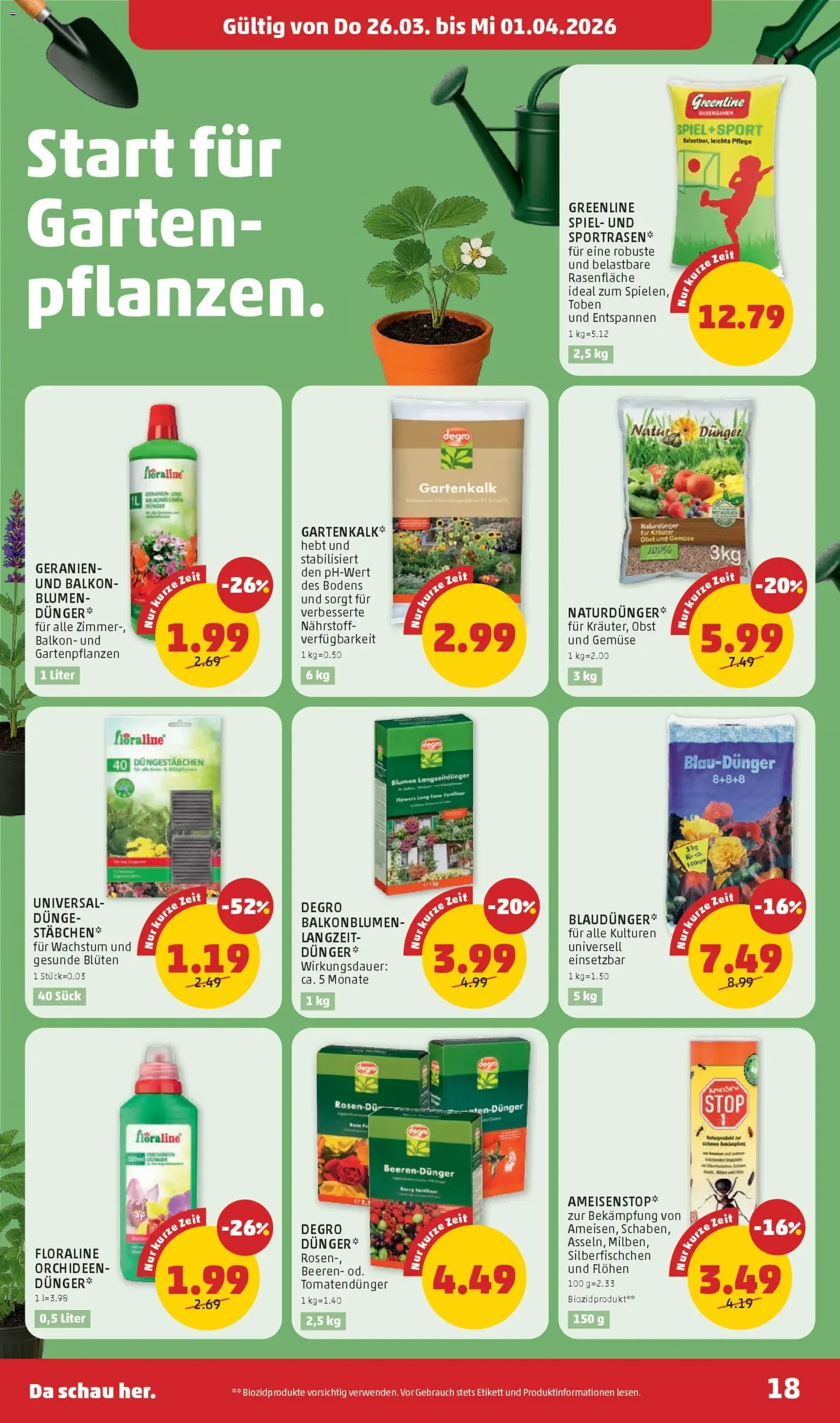 Penny Markt - Flugblatt - Gültiger Prospekt ab 26.03.2026, Seite 18 von insgesamt 32