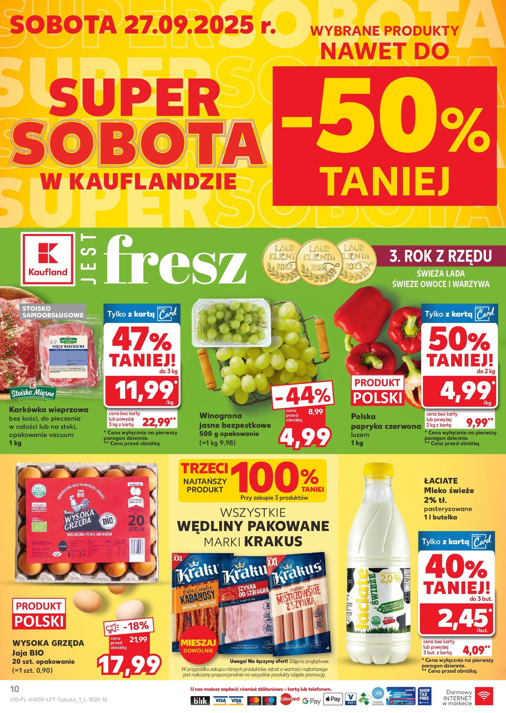 Kaufland gazetka - ważny gazetka od 25.09.2025 strona 10 z 55 Kaufland gazetka - ważny gazetka od 25.09.2025 strona 10 z 55