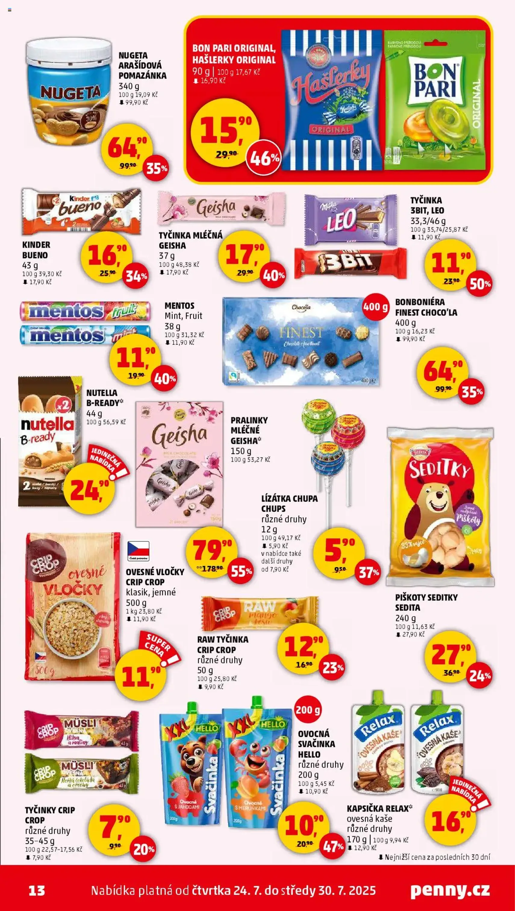 Penny Market leták - Čtvrtečník - platný leták od 24.07.2025 strana 13 z 33 Penny Market leták - Čtvrtečník - platný leták od 24.07.2025 strana 13 z 33