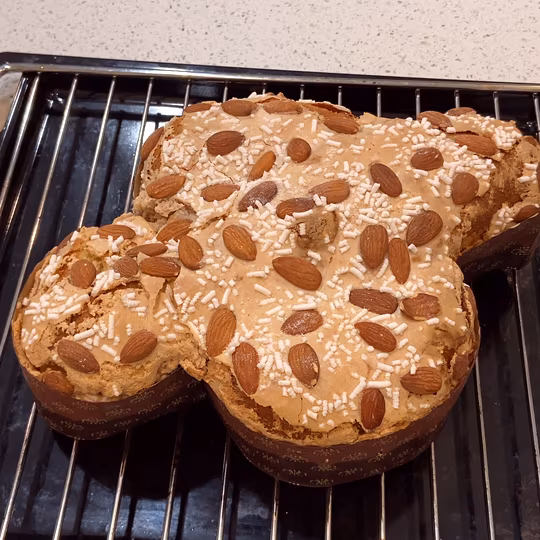 Anteprima ricetta Colombra pasquale fatta in casa