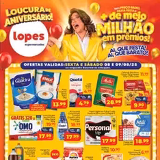 Lopes Supermercados - Ofertas da semana - pré-visualização do folheto, válido a partir de 08/08/2025