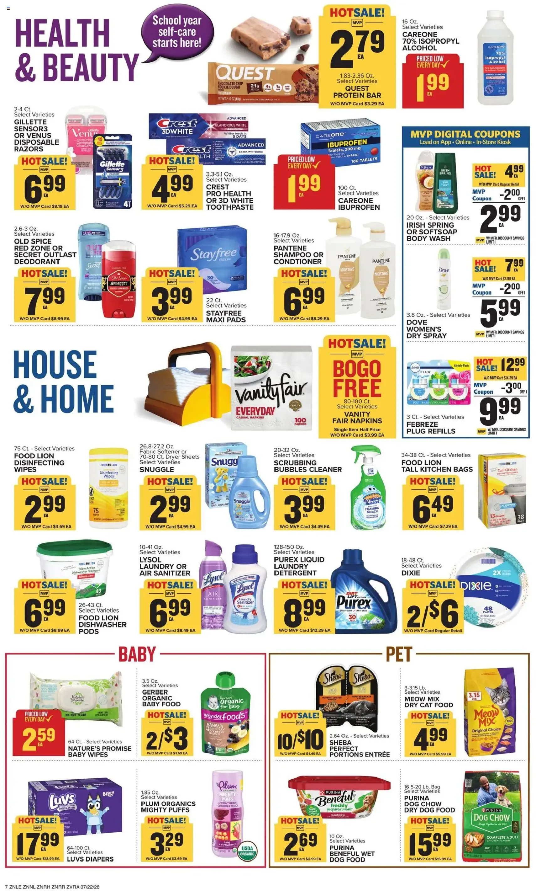 Food Lion Weekly Ad - valid flyer from 07/22/2026, page 13 of 17