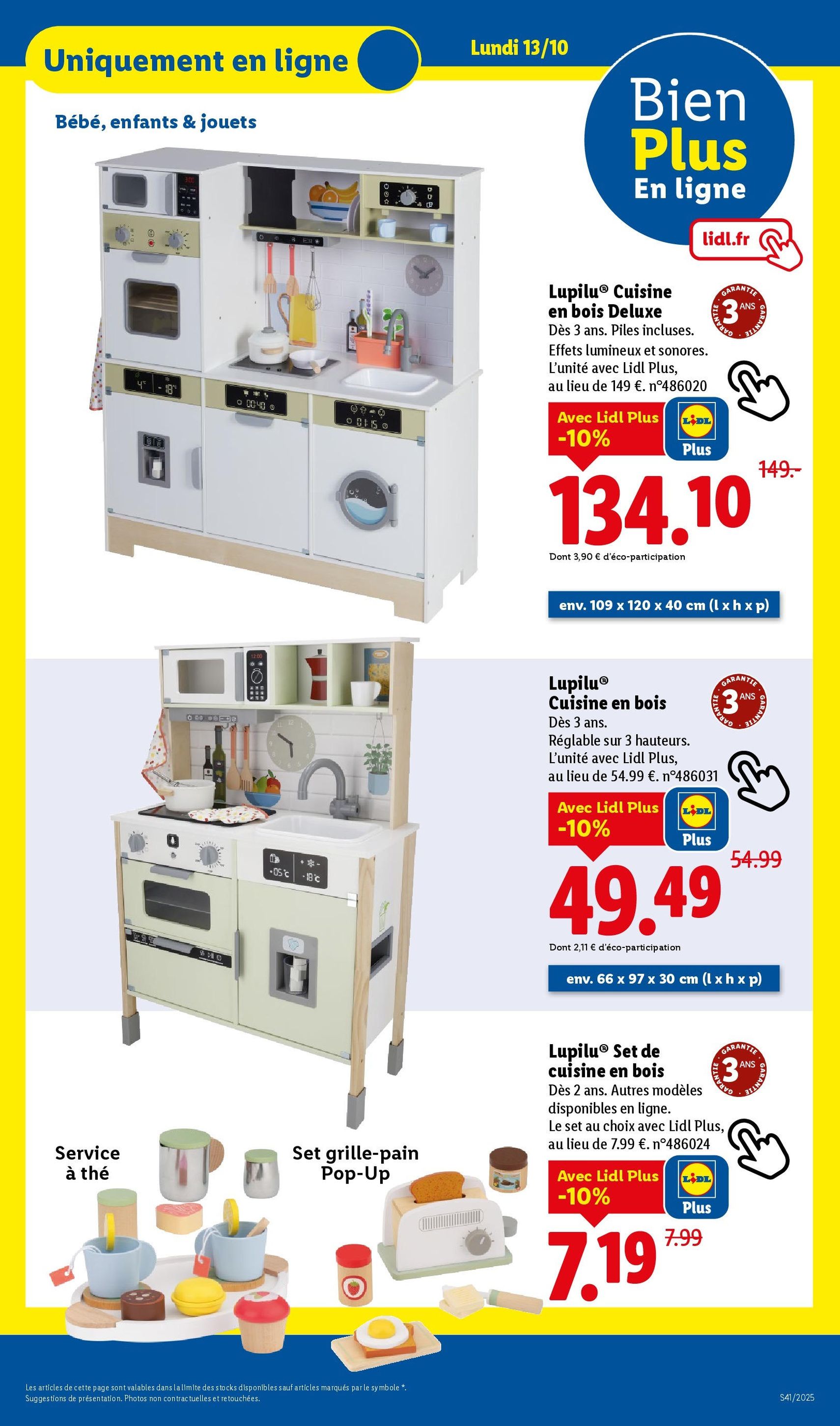 LIDL catalogue semaine 41 - brochure valable à partir du 09/10/2025, page 7 sur 73